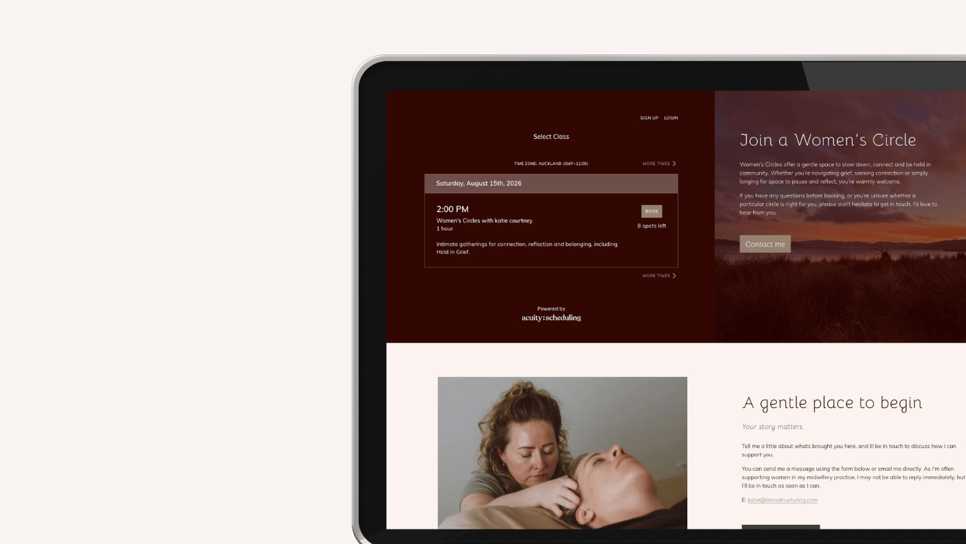 Earthy website design wellington nz
