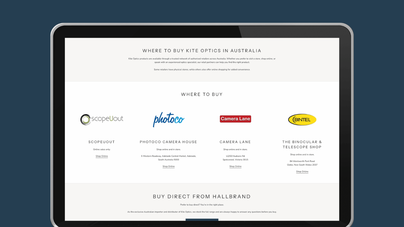 Shopify ecommerce website design australia