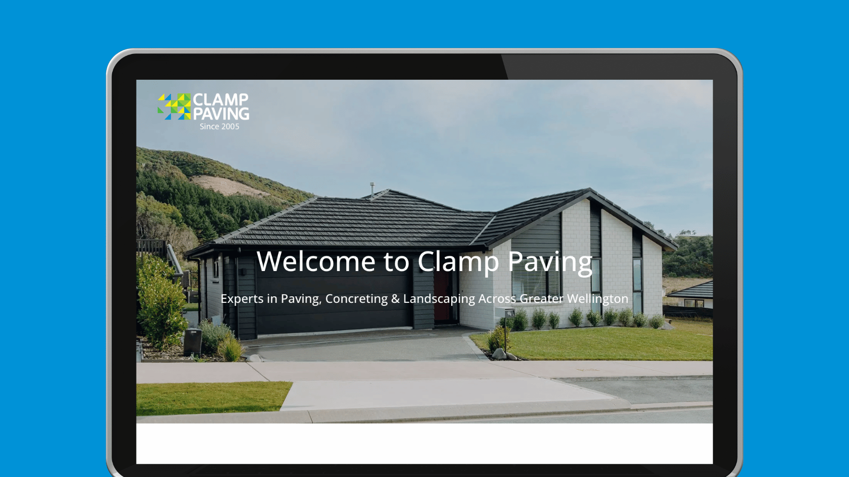 Website idea for landscaping company