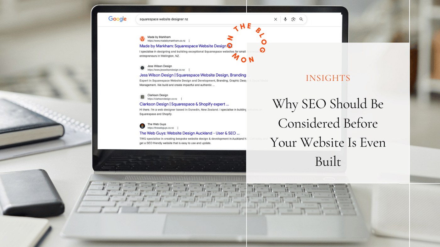 Why SEO Should Be Considered Before Your Website Is Even Built