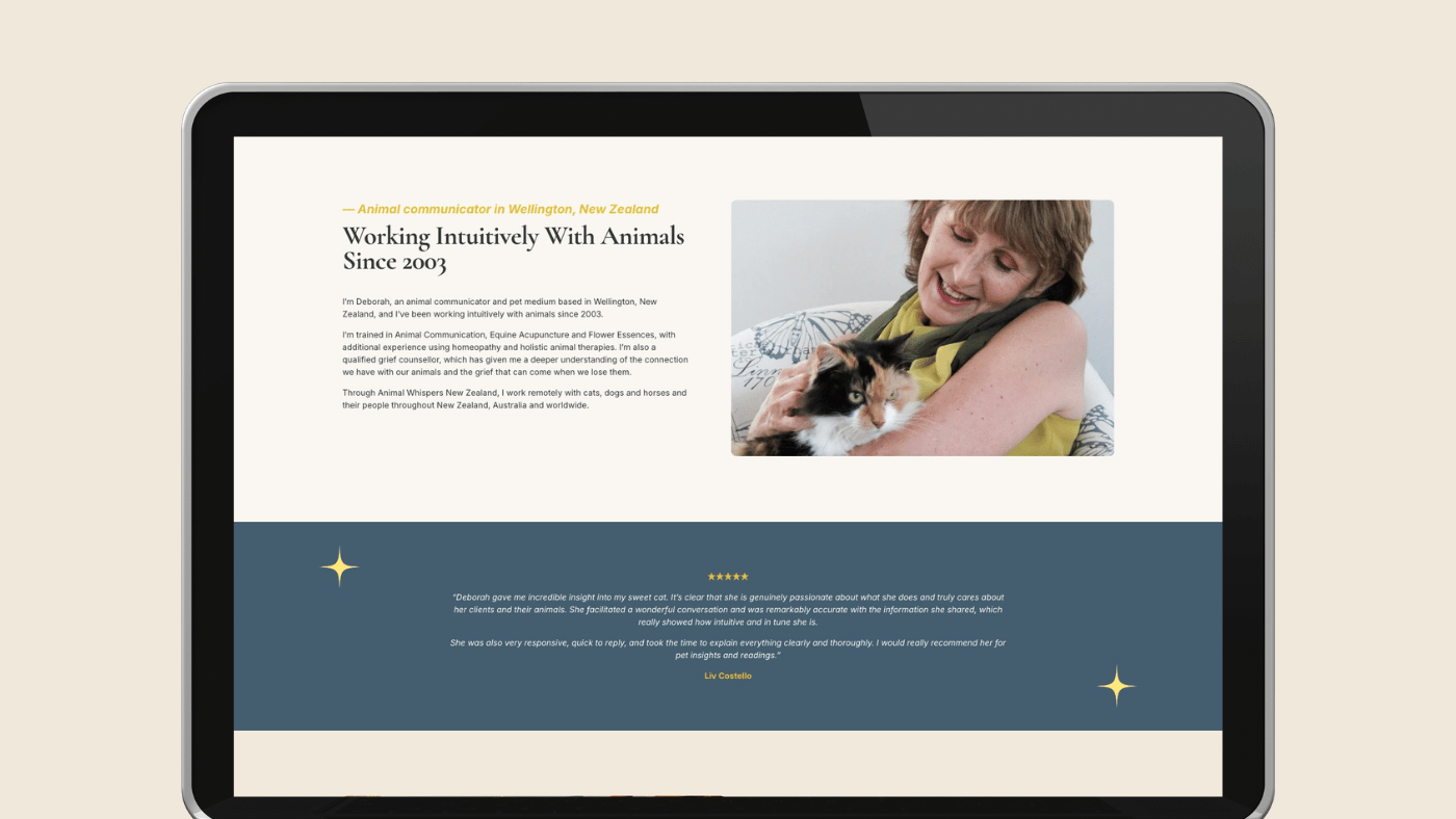 Animal medium nz muted website design on Squarespace.png