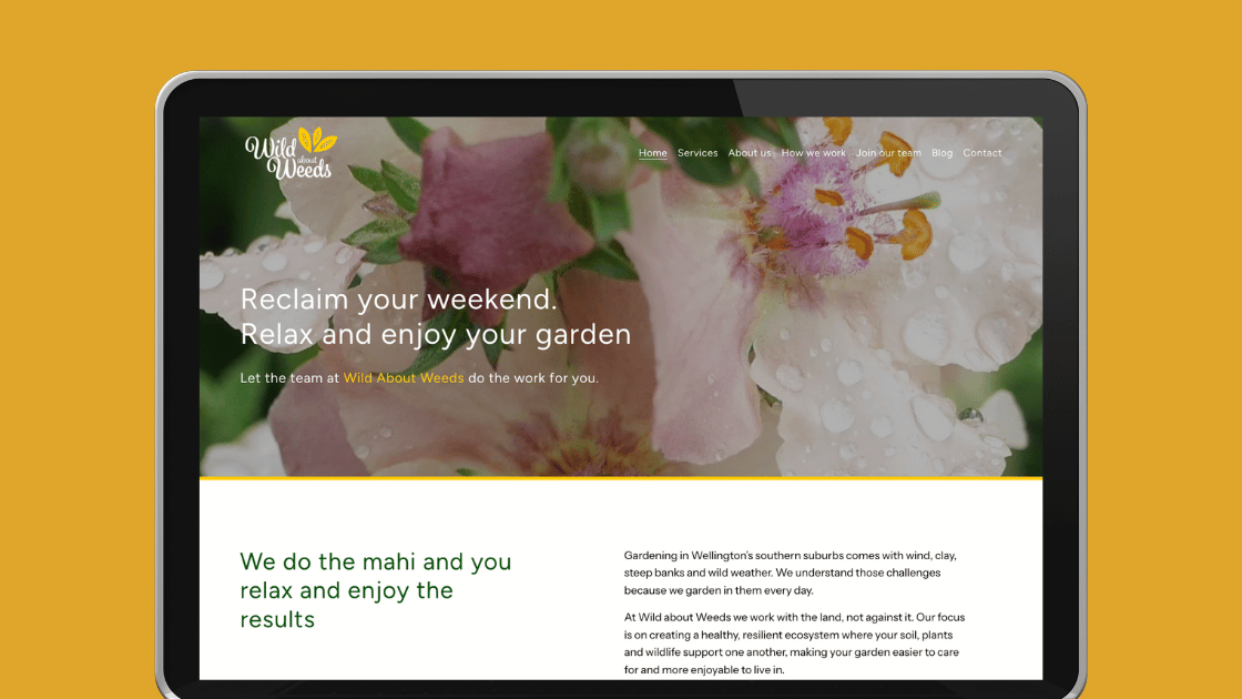 Gardeners website designs