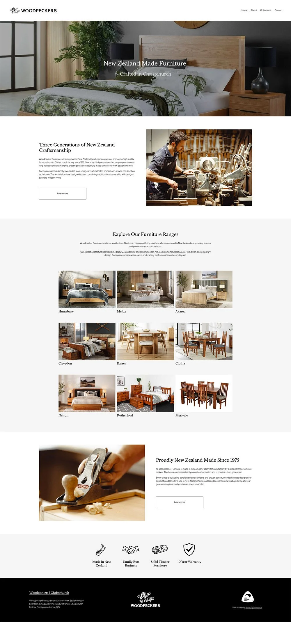 FURNITURE WEBSITE ON SCREEN