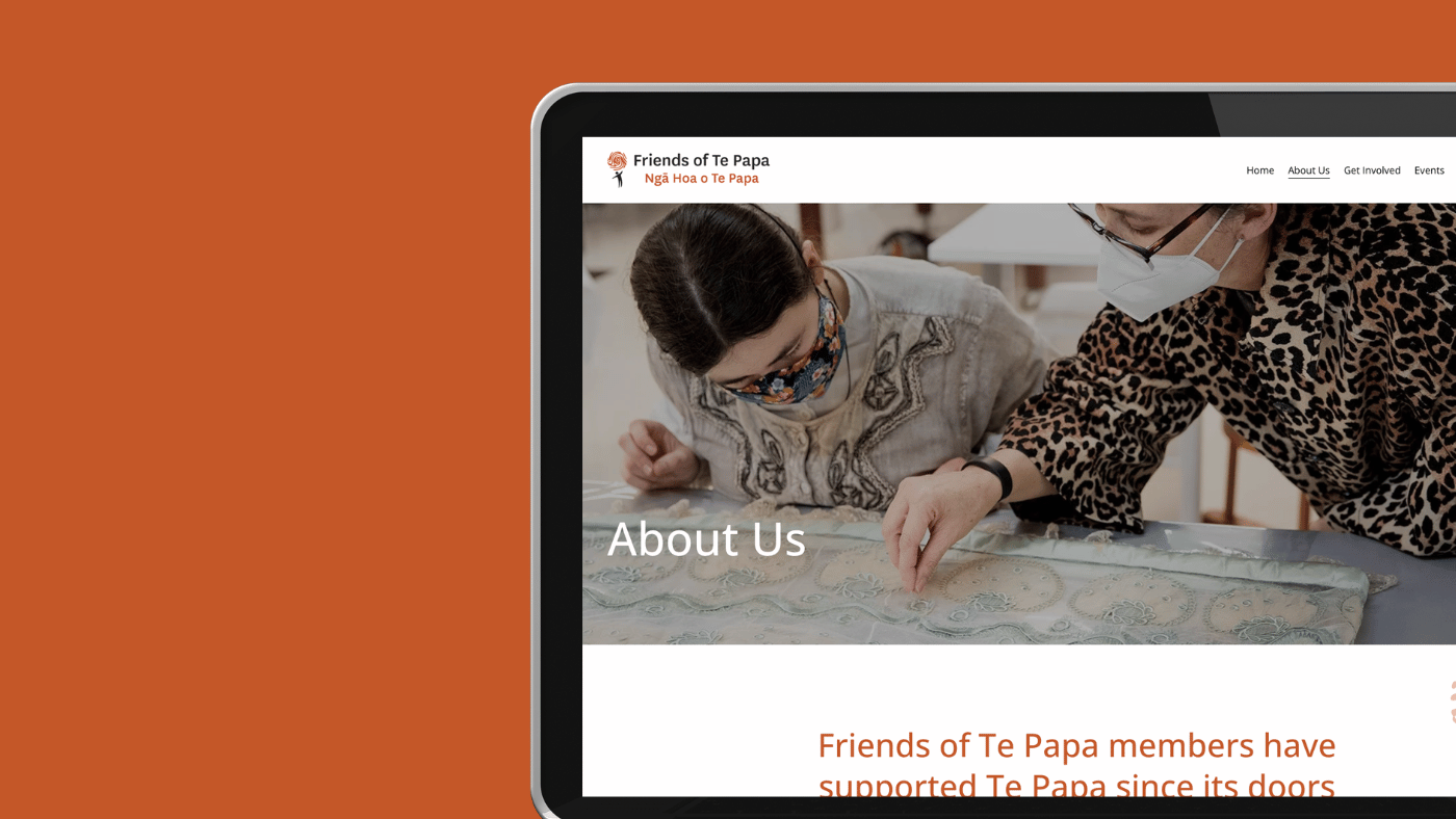Not for profit minimal website design NZ