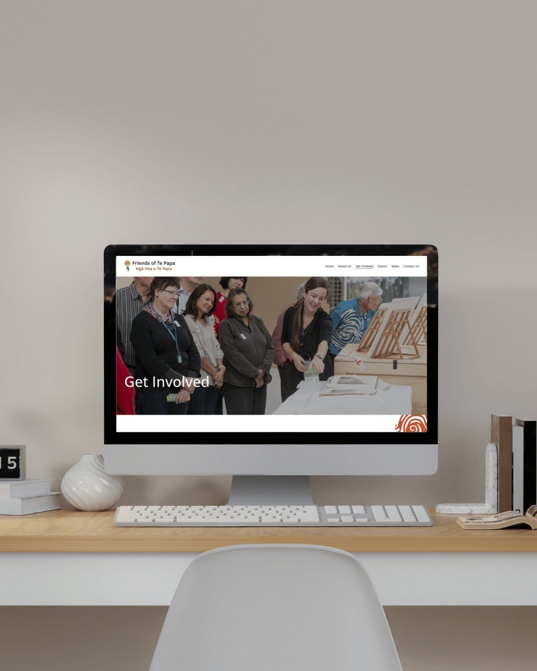 Minimal website design for not for profit NZ
