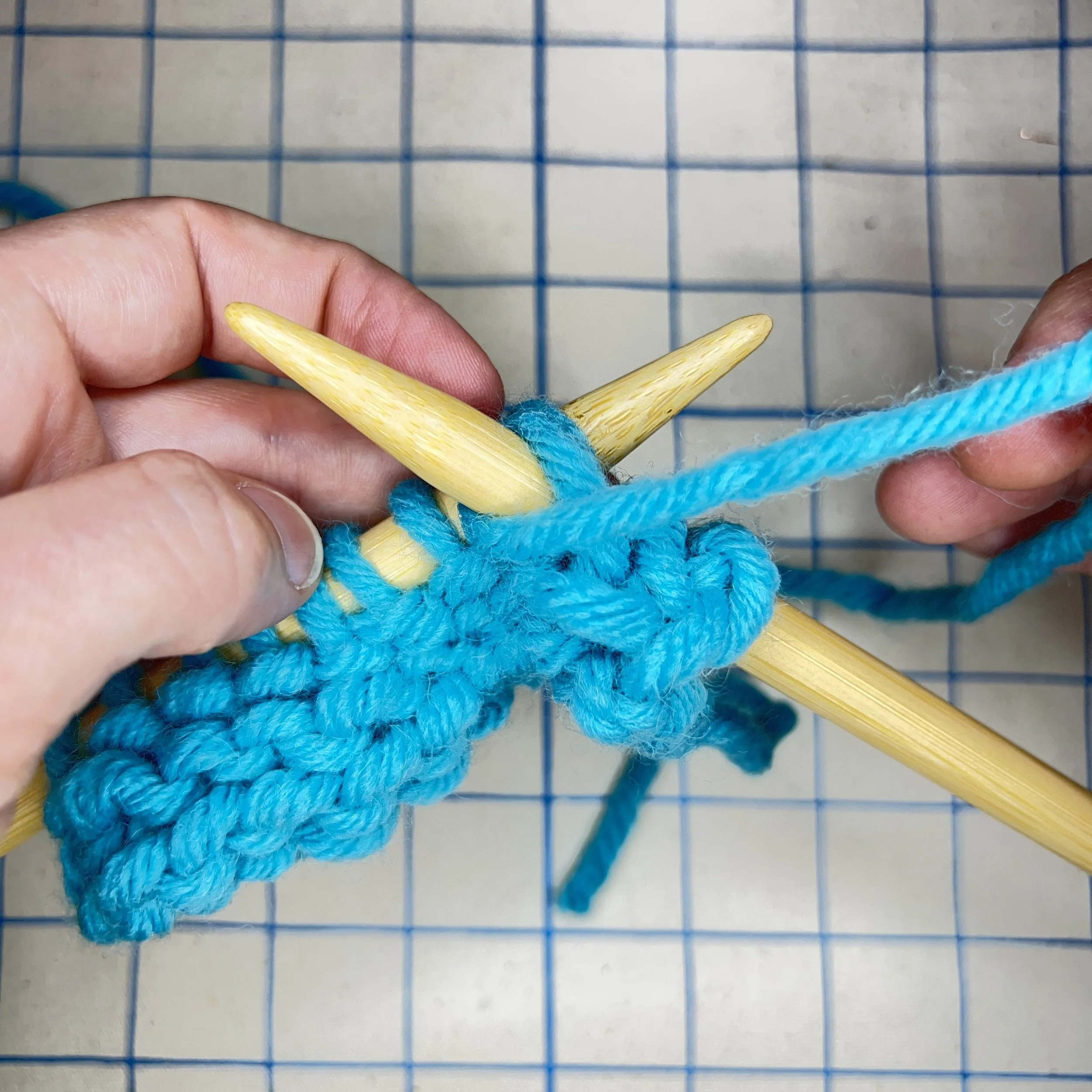 Purl Stitch Step by Step Knitting Tutorial — knithow