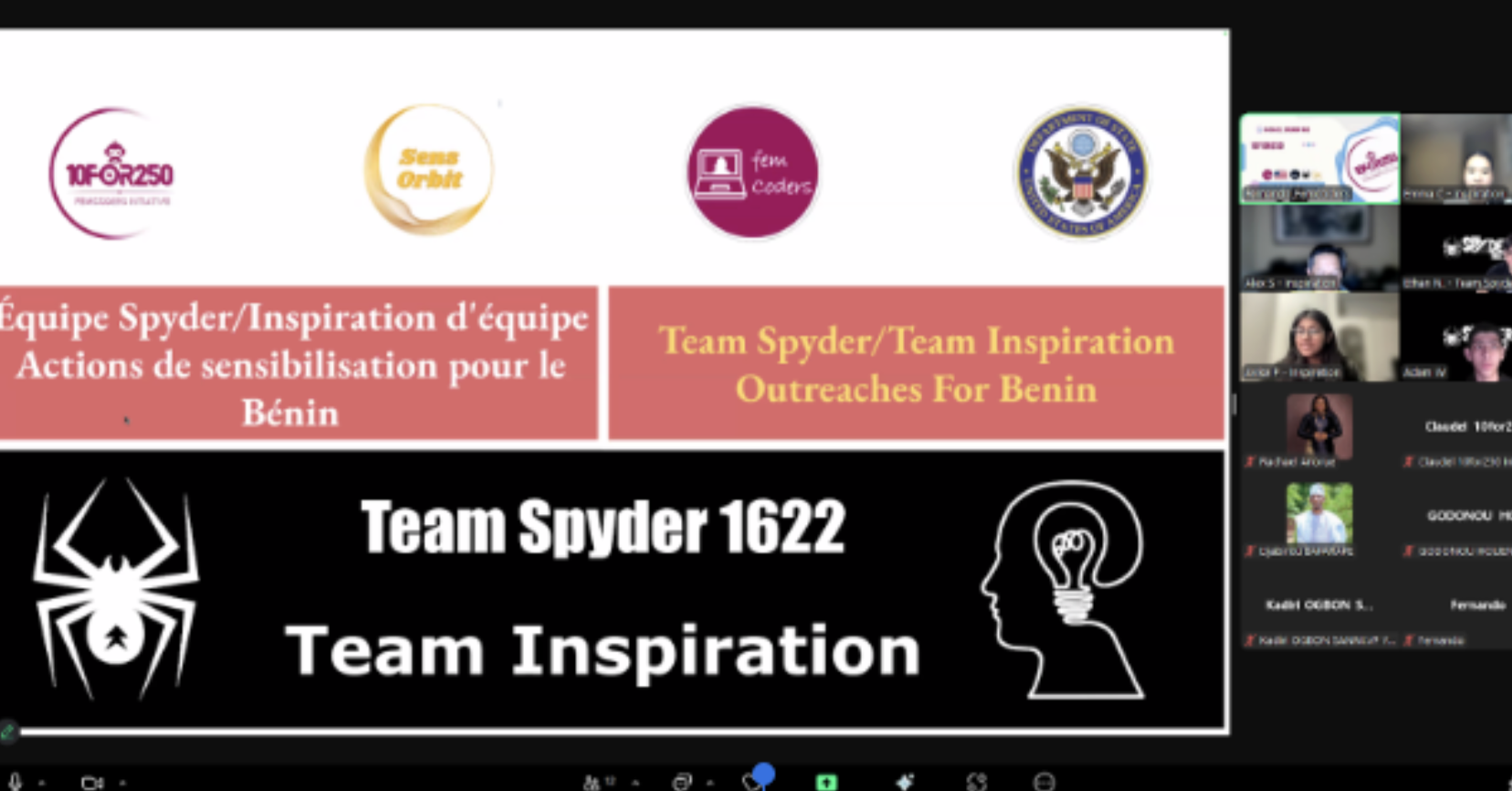 zoom meeting benin presentation
