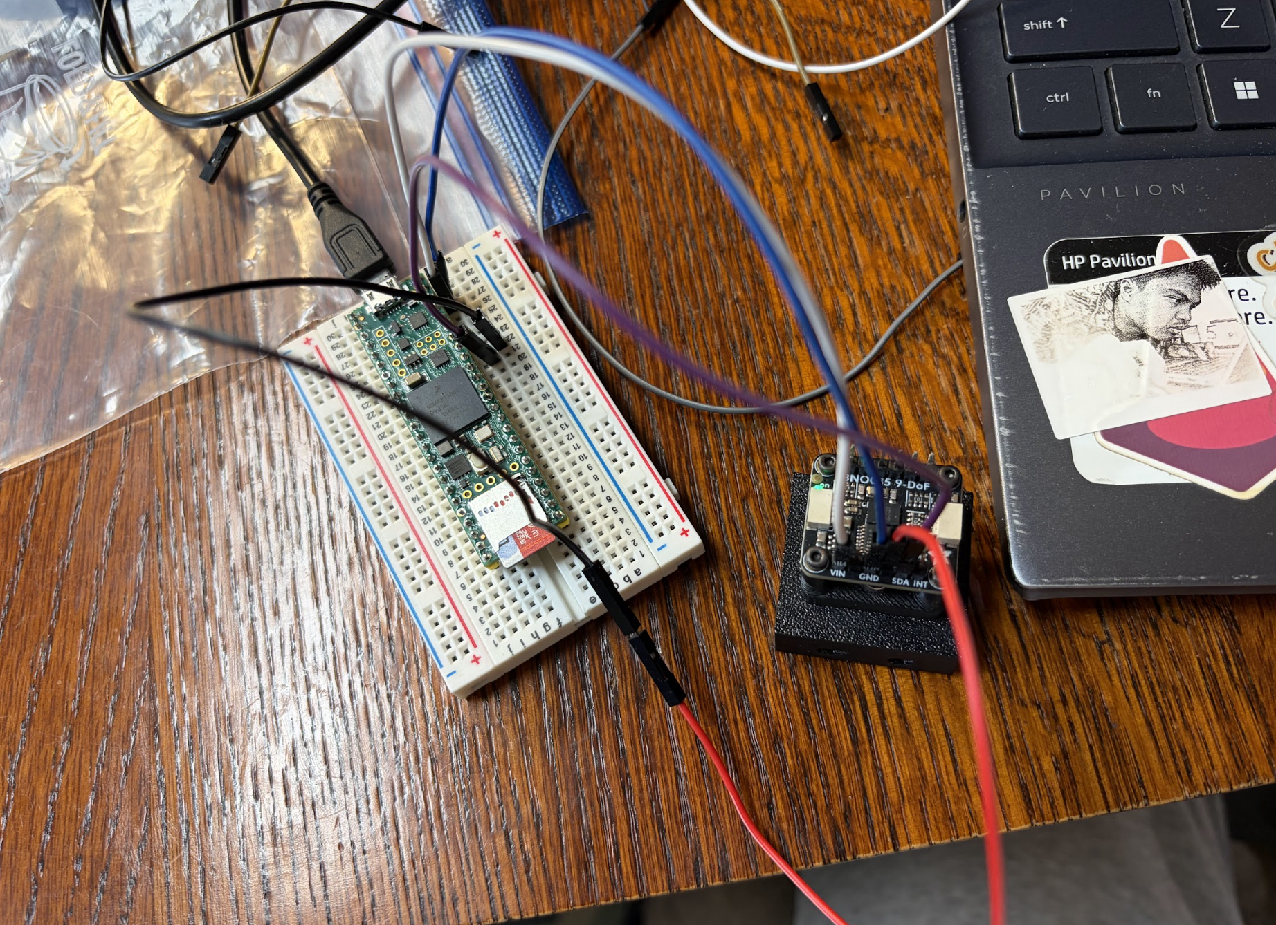 Physical setup of Teensy 4.1