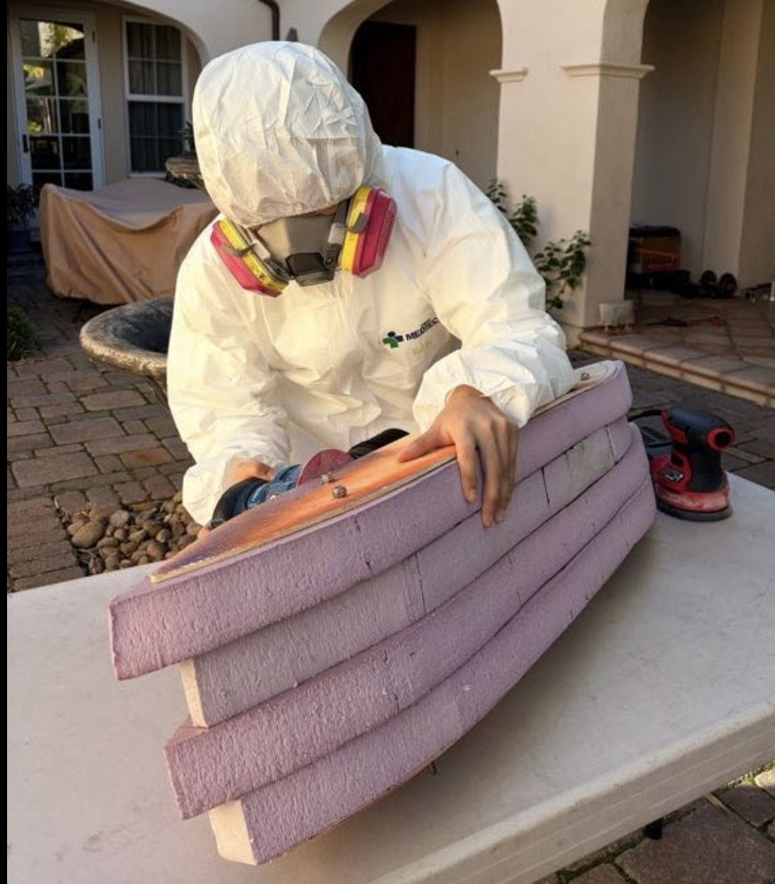 sanding foam
