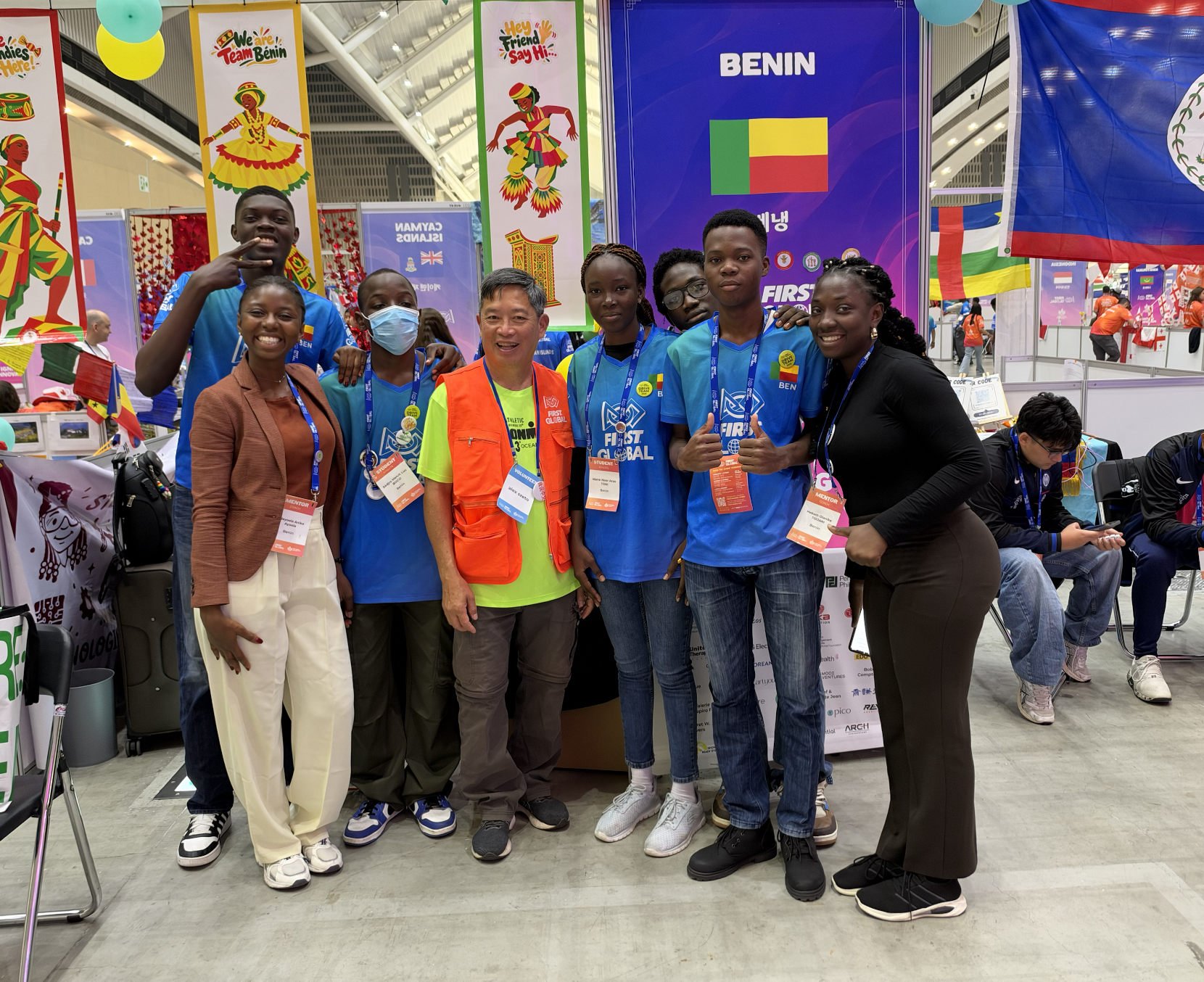 Benin at competition