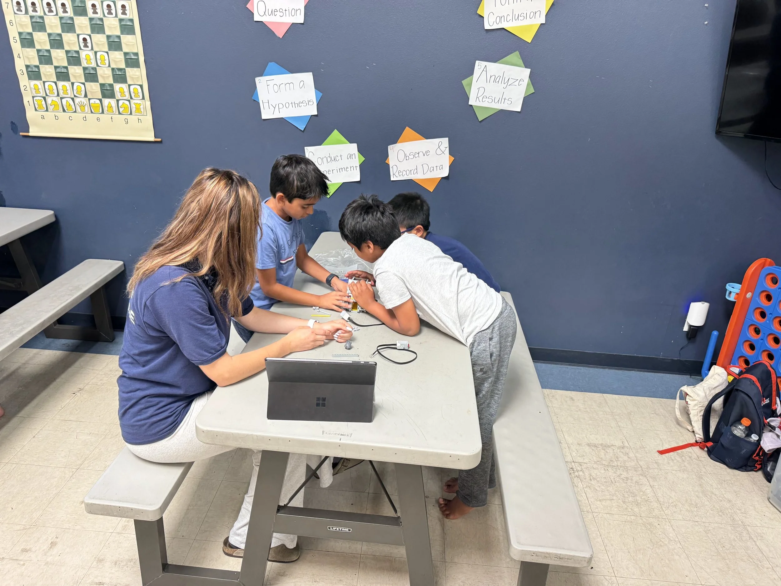 teaching lego robots