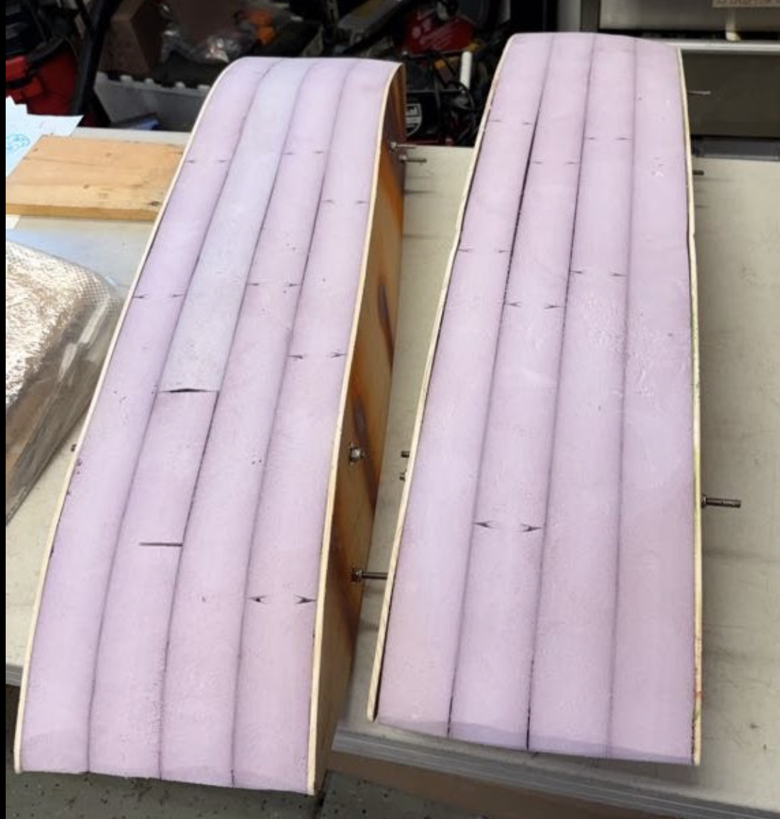 image of sanded foam