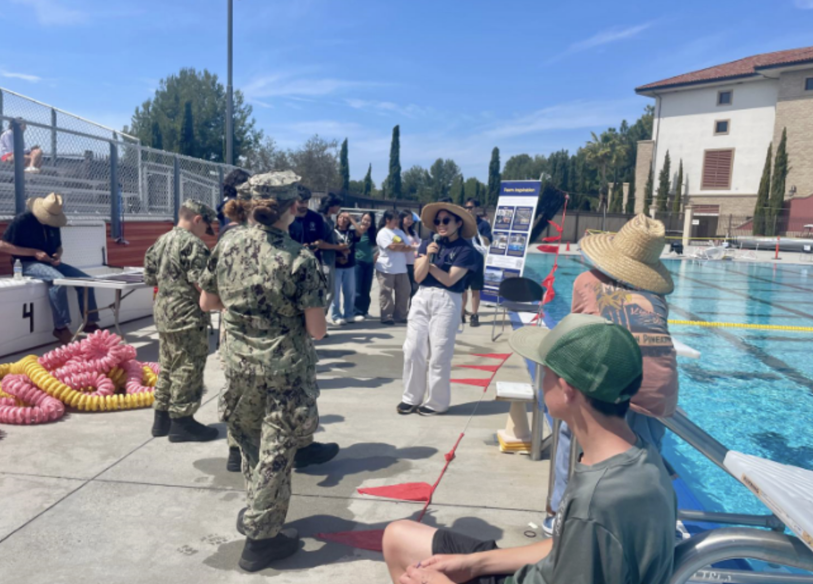 inspiration team member speaking at seaperch outerach