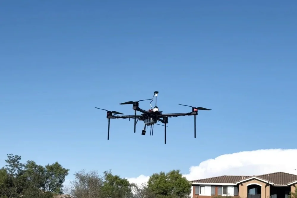 UAV flight test image