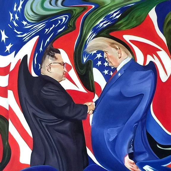 K-RUMP, oil on canvas

