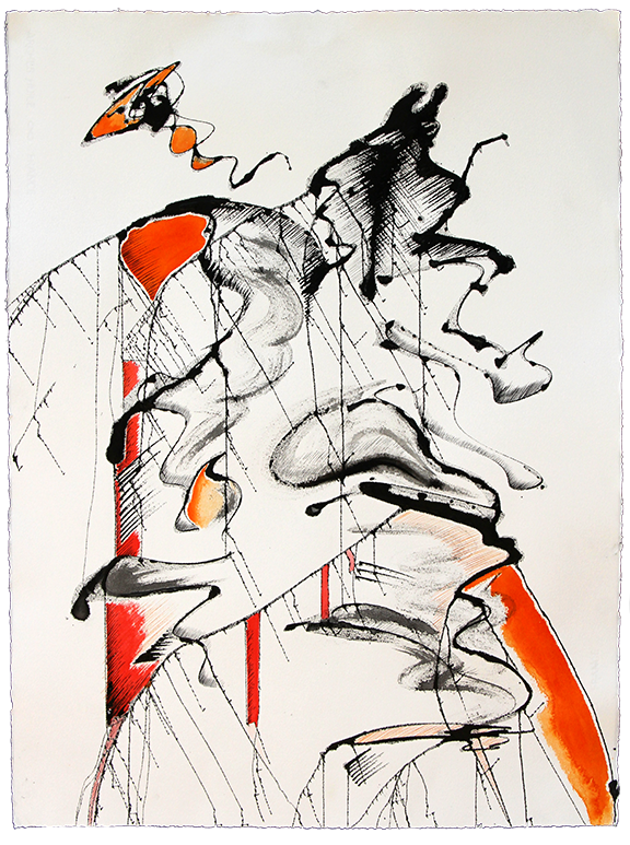 Day 65 ~ Chinese and India Ink On Archival Paper