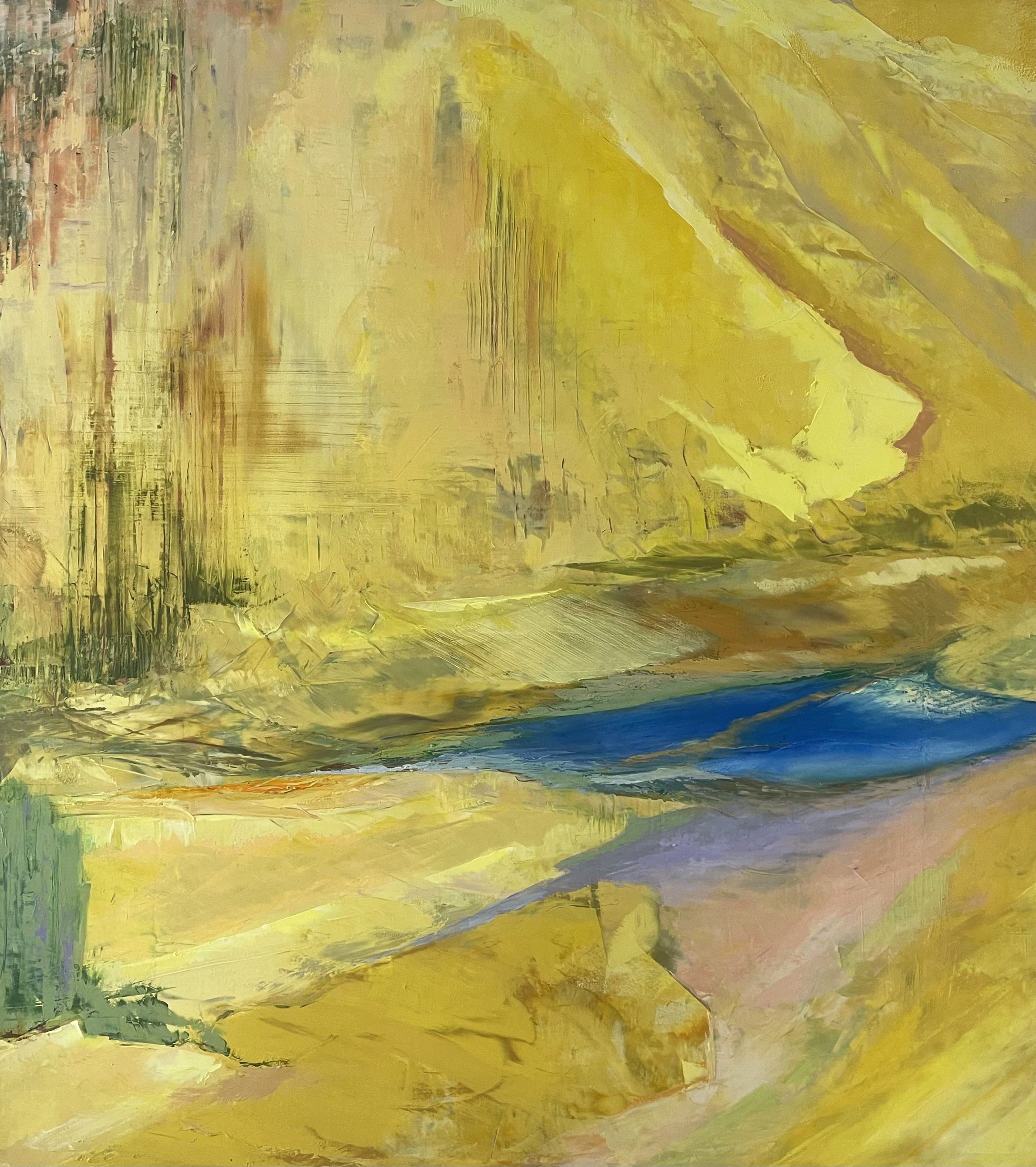 Dispersal
Oil and cold wax  on canvas
40  x 36 in.
2026