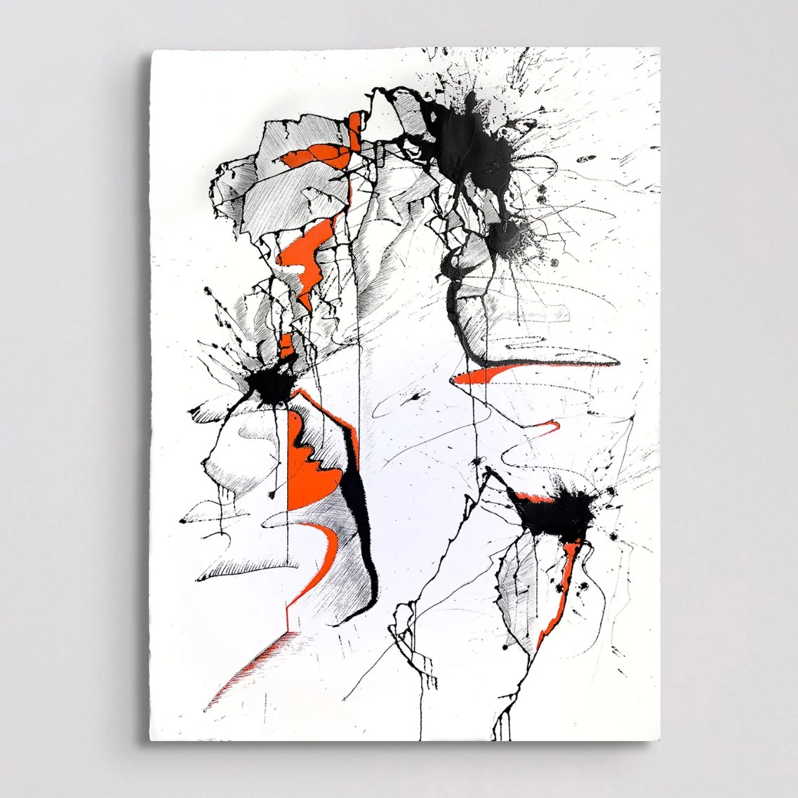 Day 63 ~ Chinese and India Ink On Archival Paper