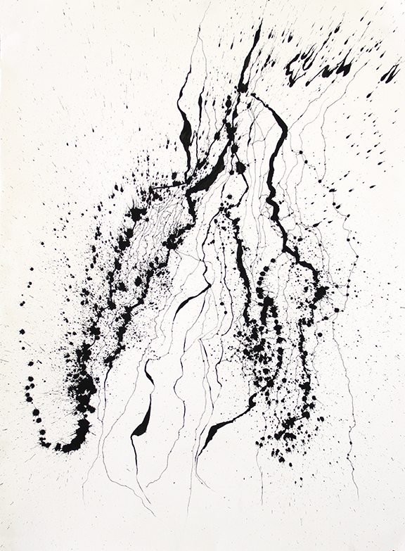 Day ~ 35 Chinese and India Ink On Archival Paper