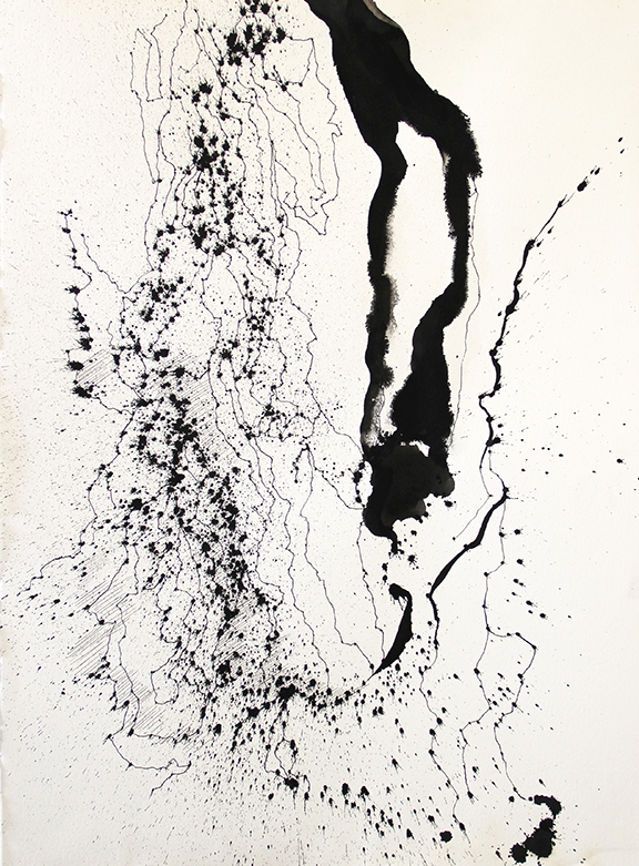 Day 32 ~ Chinese and India Ink On Archival Paper