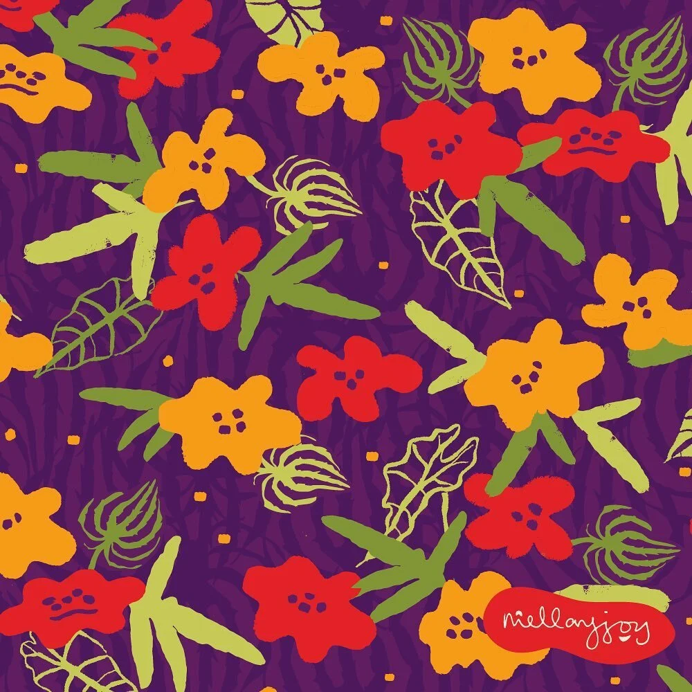 It is almost fall but I still have summer heat on the brain. It&rsquo;s 34C outside and almost September- I won&rsquo;t complain!  #licensingartist #surfacepatterndesign #surfacedesign #printandpattern #patterndesign #creativepowerhousesociety #tropi