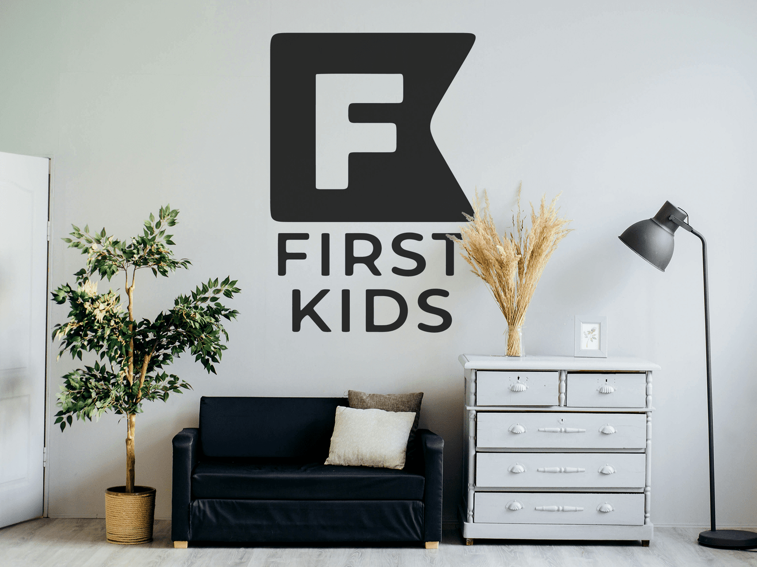 First Kids logo displayed on an interior wall