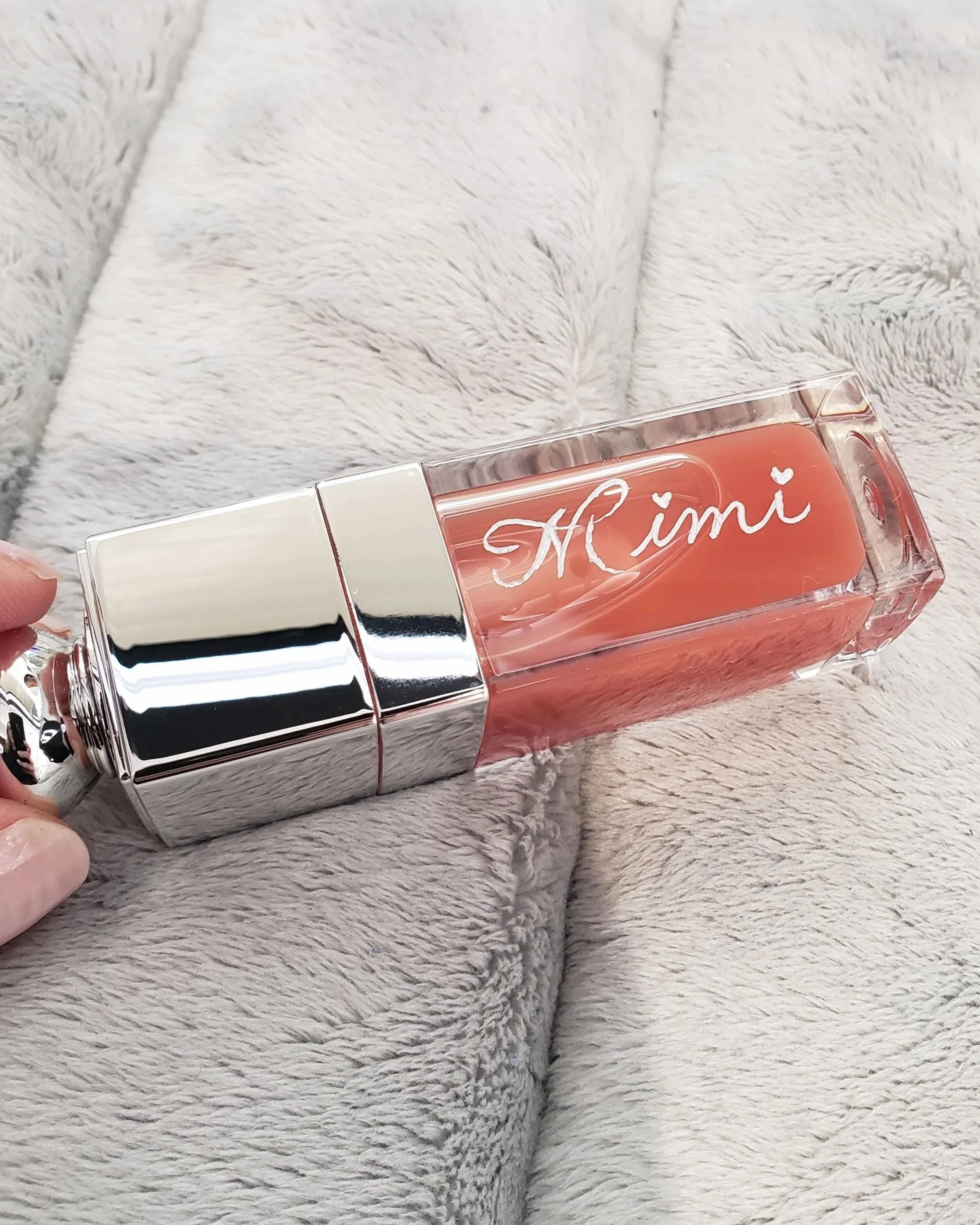 bridal shower gifting-personalized lip gloss bar