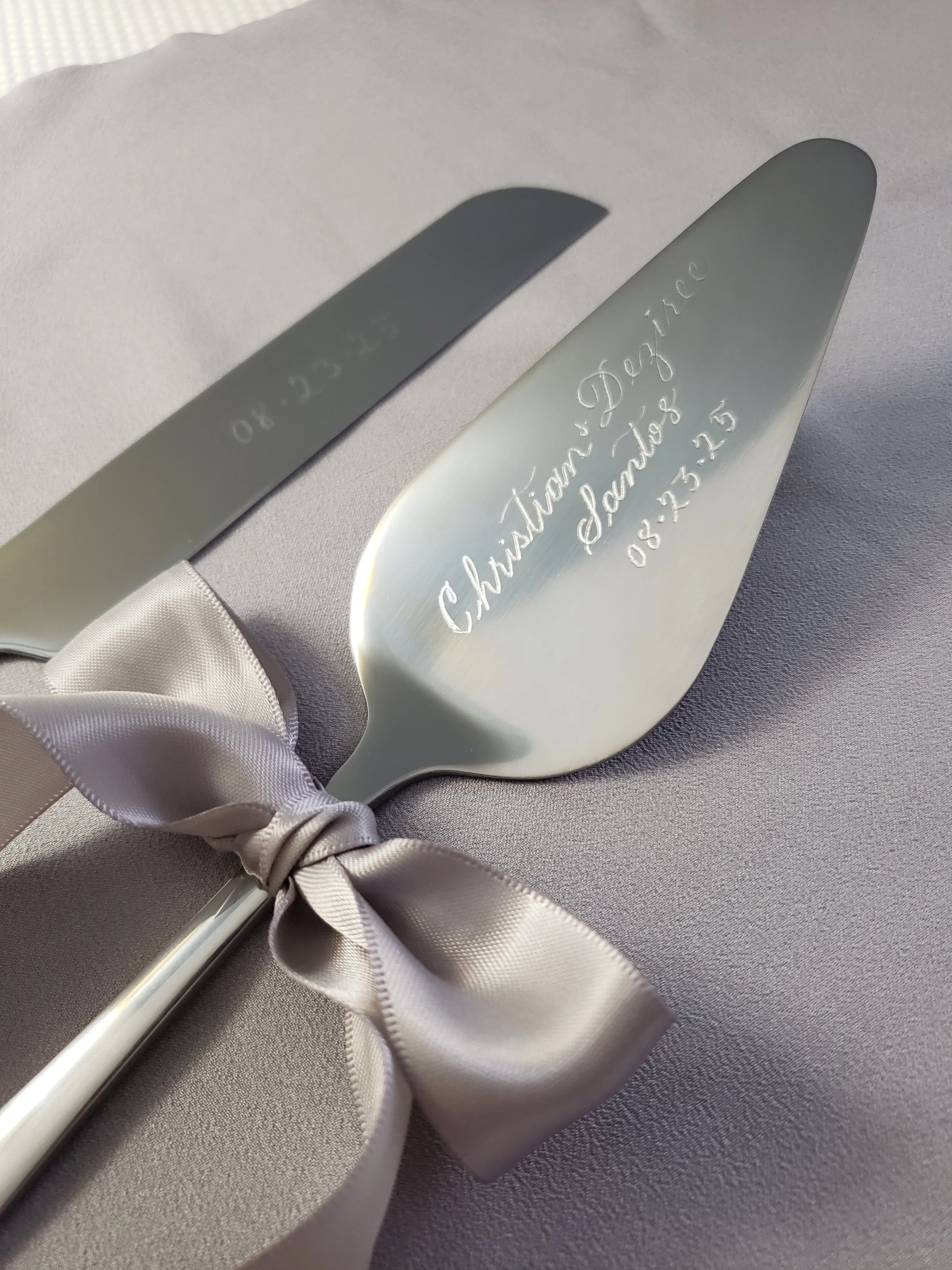 Personalized Cake Serving Set