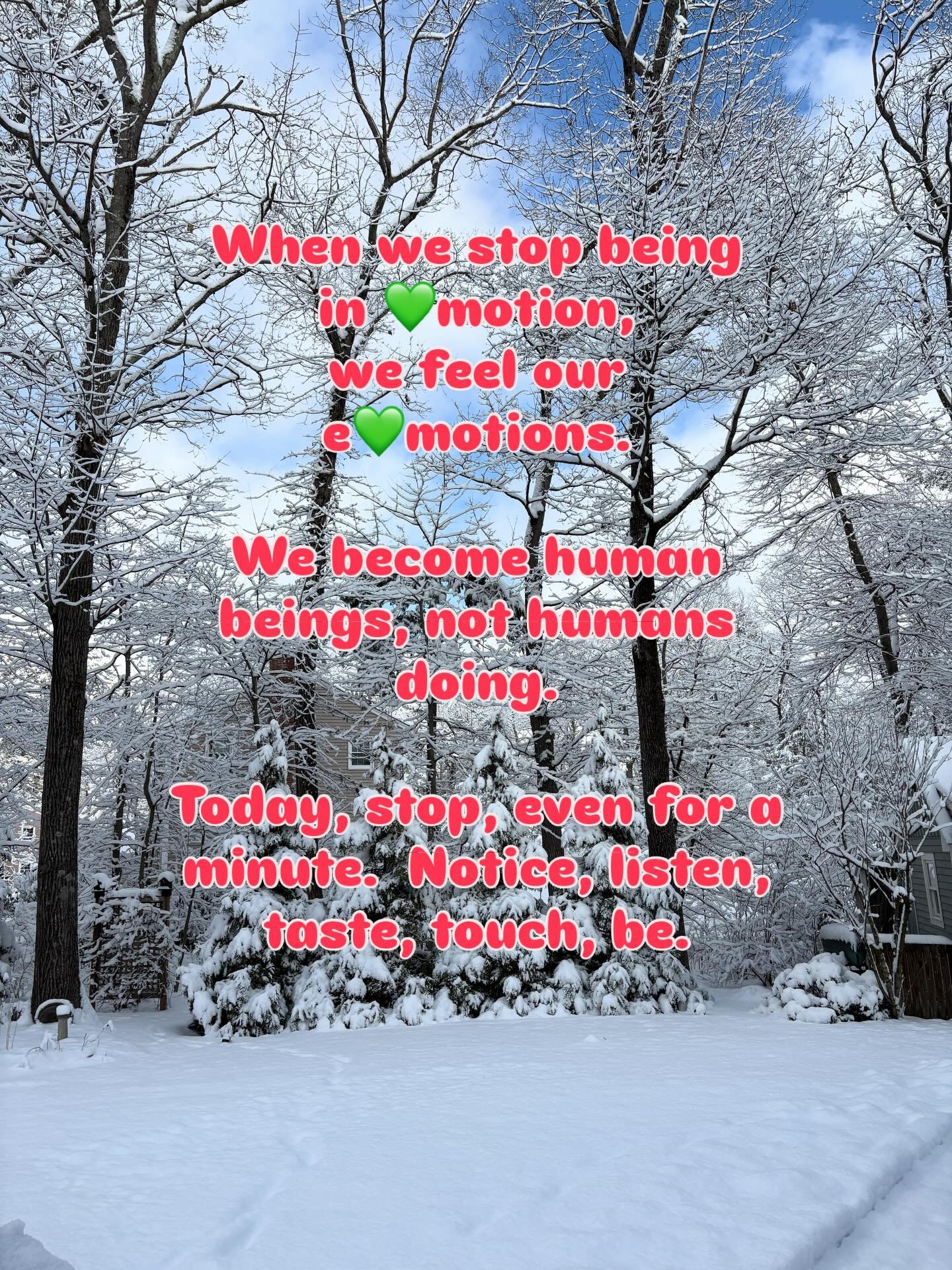 JOYFUL CHALLENGE💞

It&rsquo;s the end of the first 31 days of 2026. 
Here&rsquo;s my JOYFUL challenge for you!

Stop, notice, listen, feel. 

Do this little practice each day in February journal one, word, phrase or feeling you have. You&rsquo;ll fe