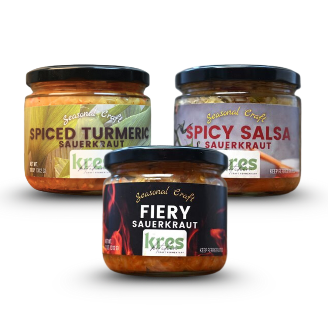 POWER PAIR: Pick Two Seasonal Sauerkrauts