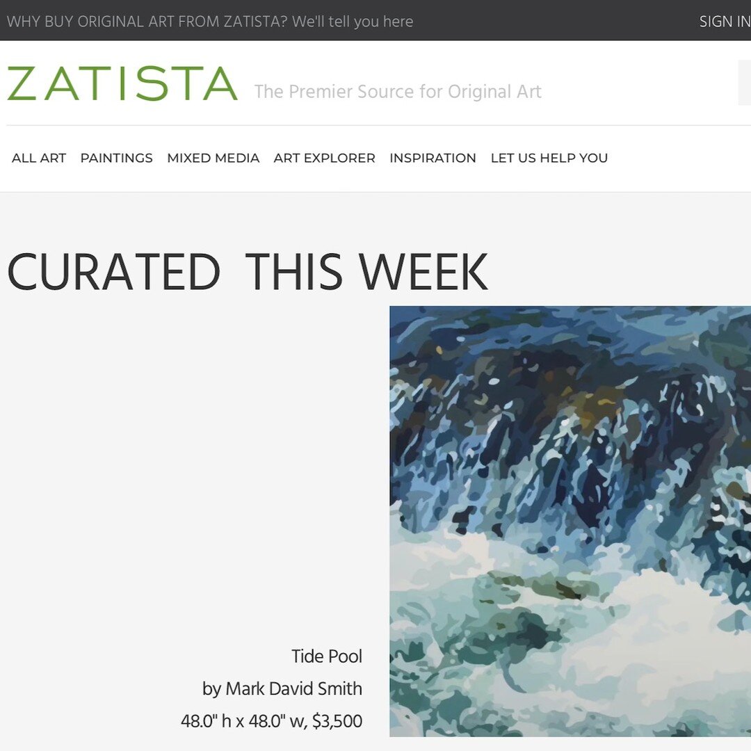 Tide Pool, curated on Zatista this week.https://www.zatista.com/product/details/148192/Tide-Pool