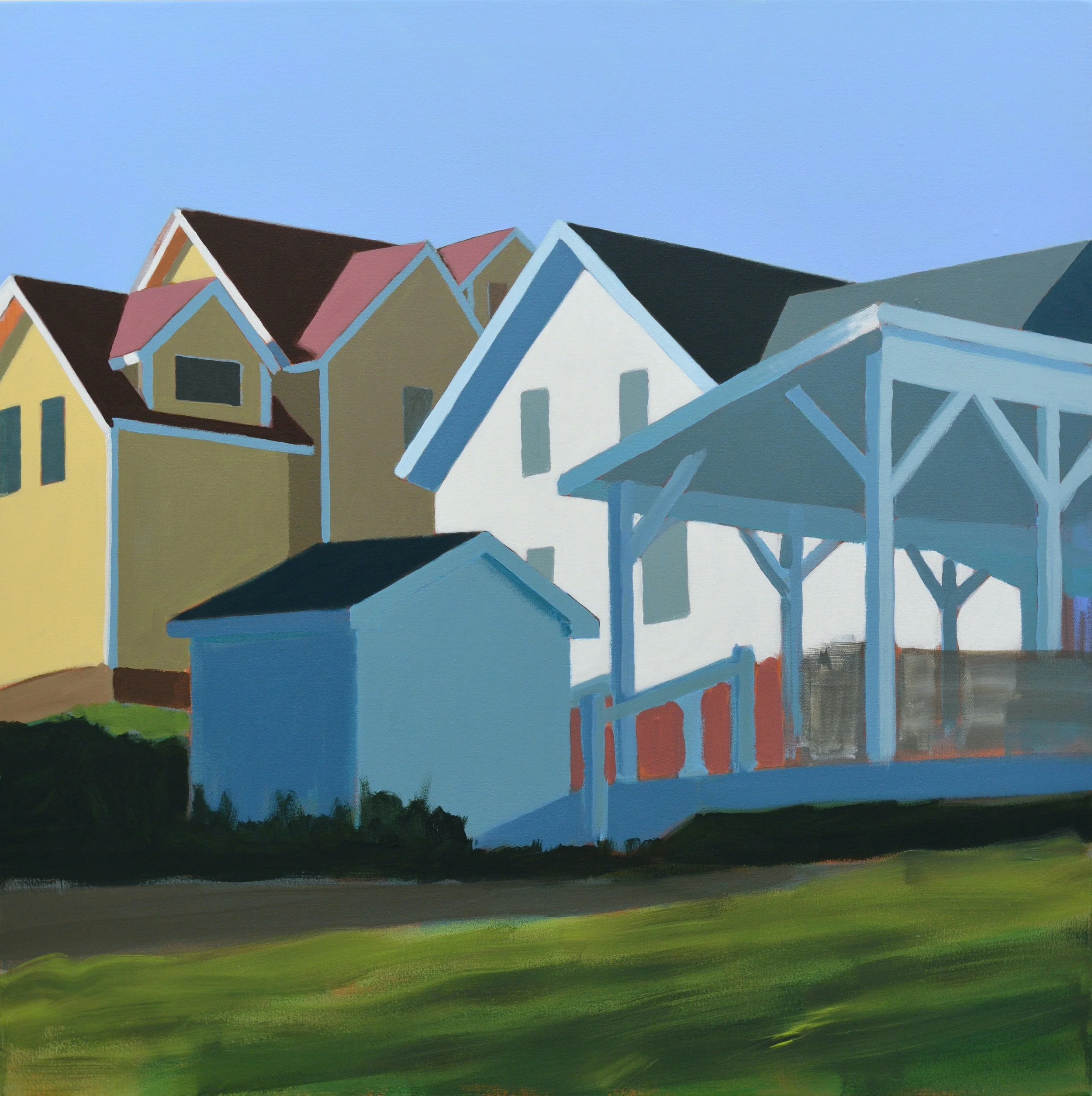  Pleasant Street  
2024 
36 x 36 in 
Acrylic on Canvas 
   