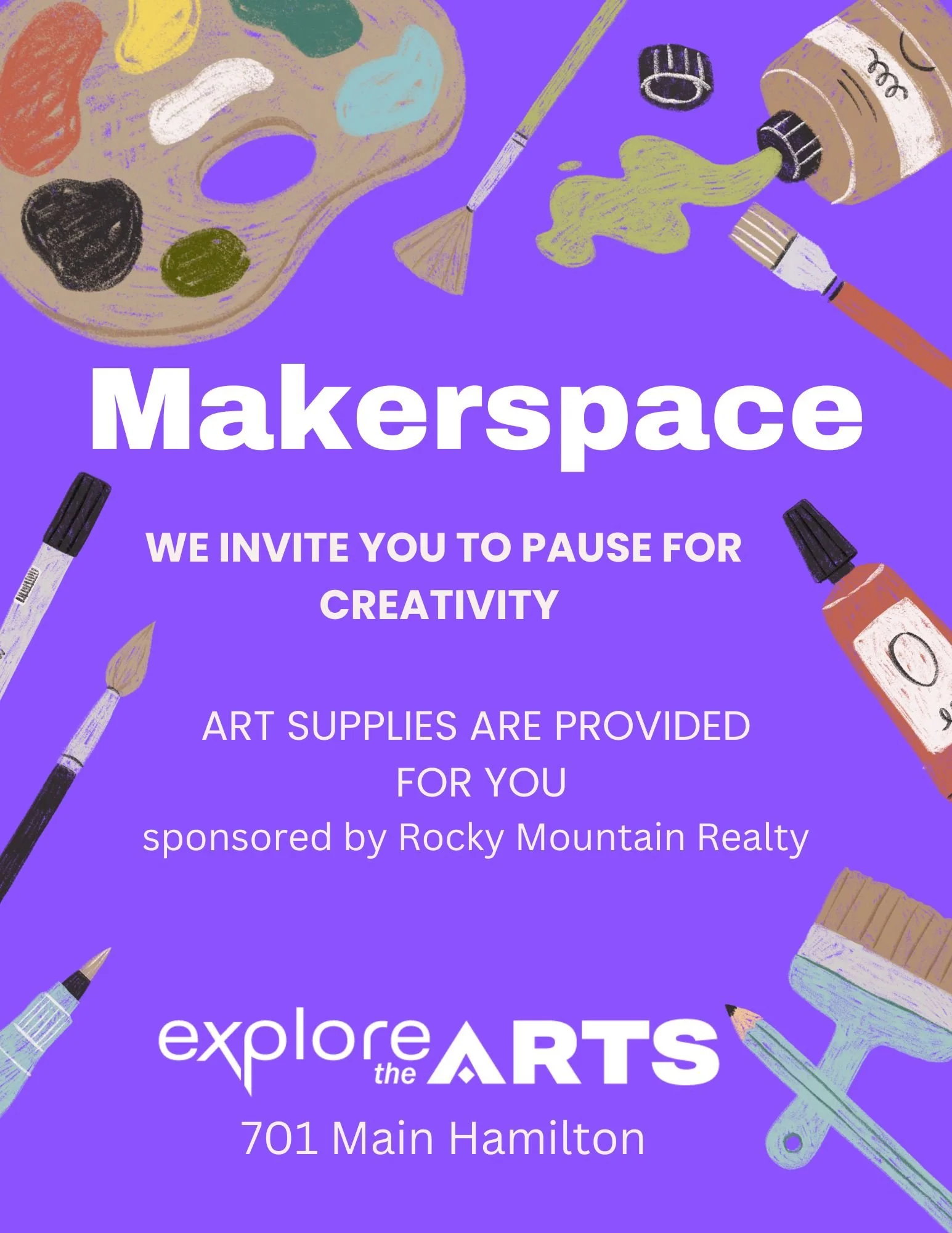 Makerspace at Explore the ARTS