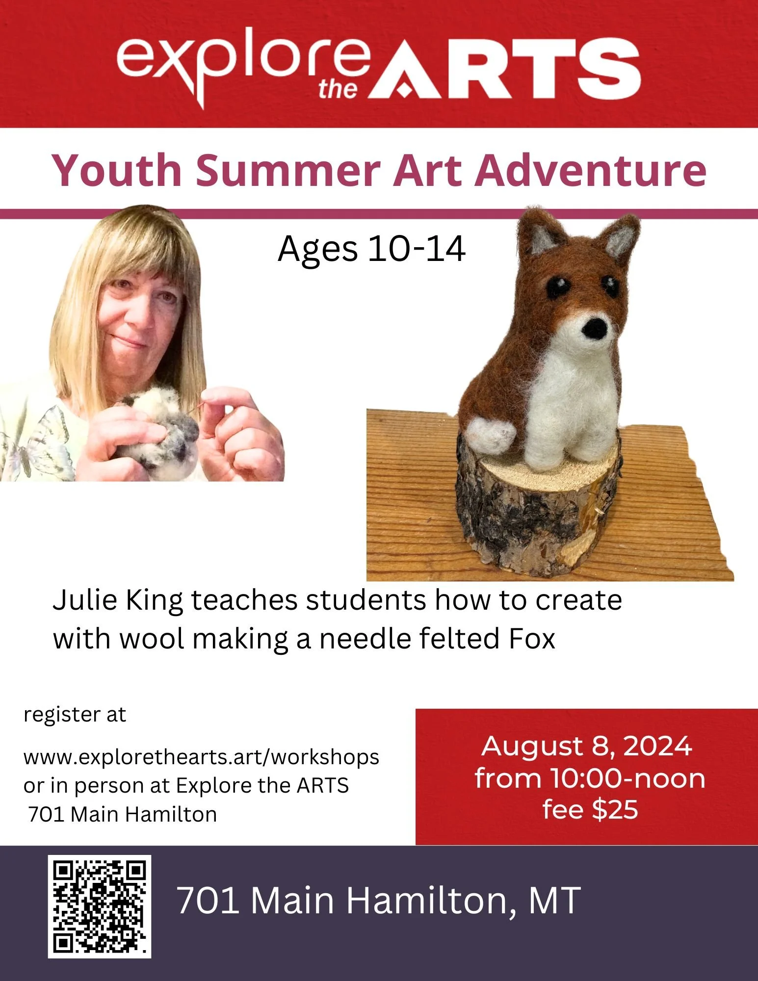 Needle Felting 10-14 year olds