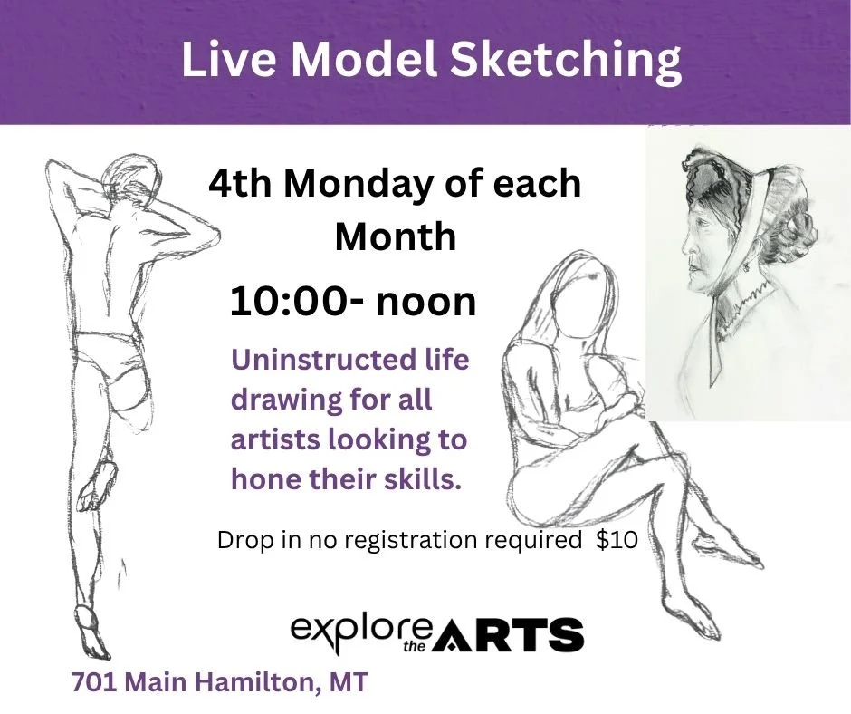 Life Drawing with clothed model