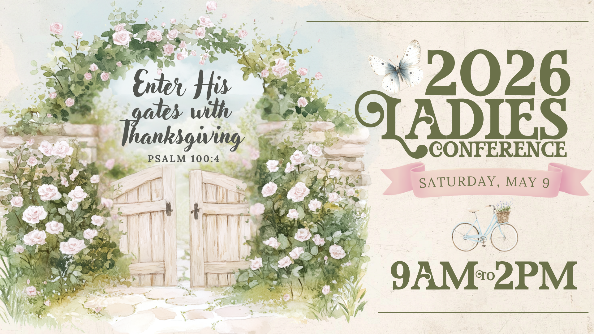 FBC Ladies Conference - Enter His Gates with Thanksgiving