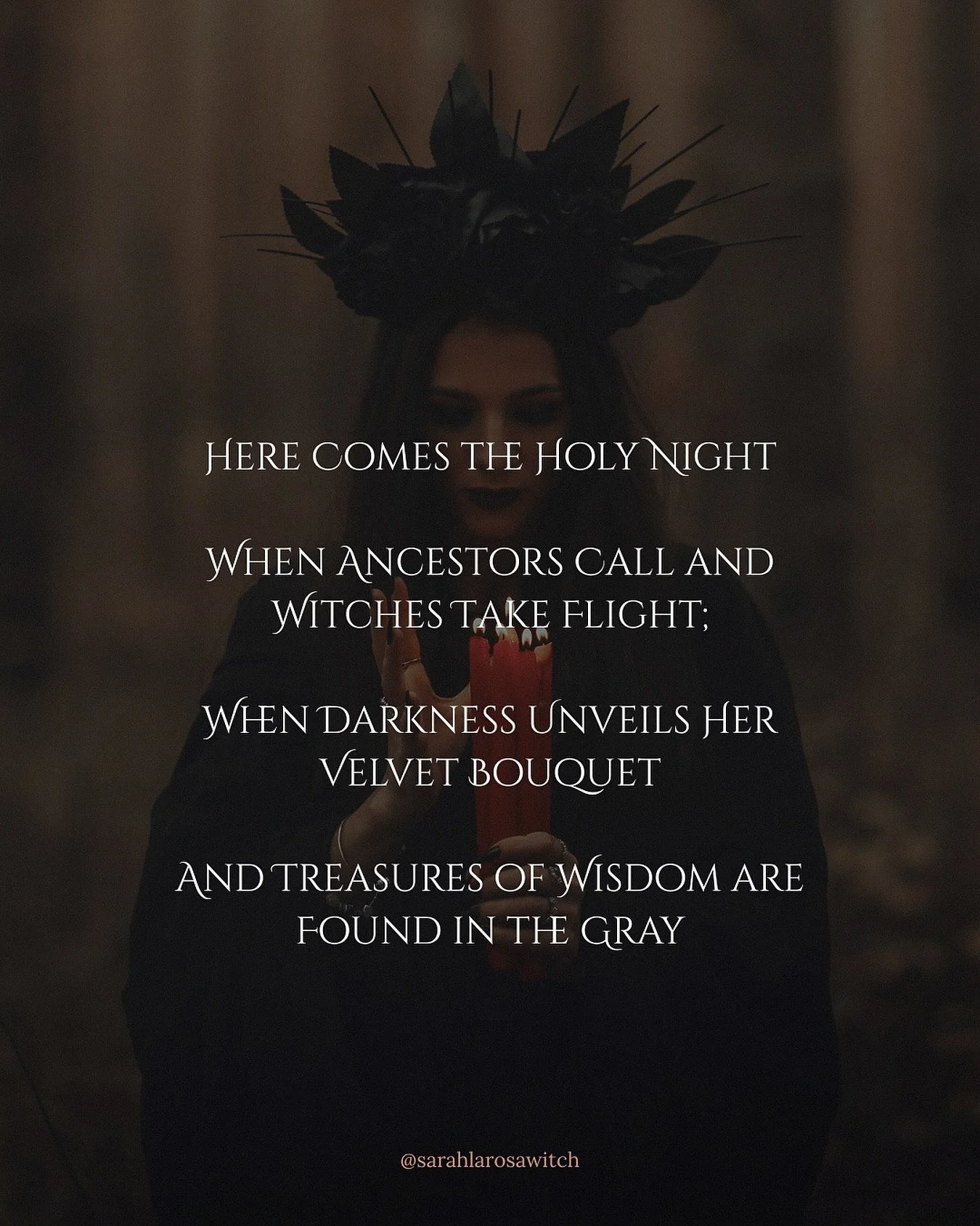 A cold mist rolls across the mountaintops here. The cloud bank thickens as the air cools.
Darkness falls sooner, lingers later in the morning before giving reluctant way to the sun, whose rays are diminishing even as the vibrant colors of leaves dan