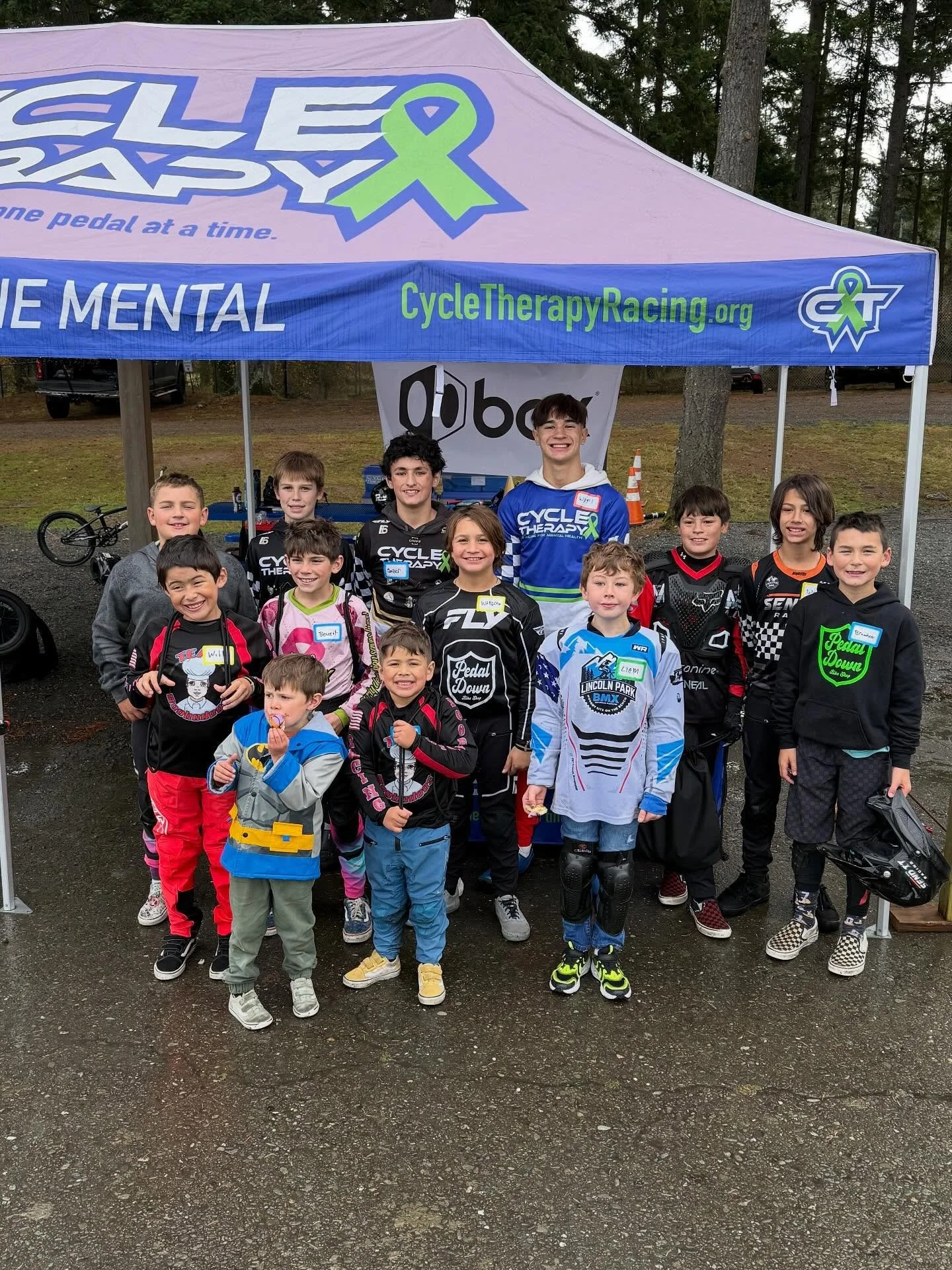 1st @wyfibmx &amp; Cycle Therapy clinic today at @lincolnparkbmx went amazing. Gates, first straights, backsides, and balancing skills. bunny hop contest and slow race were fun with kids winning prizes from @boxbmx, @triple8nyc and @flyracing.bike  t