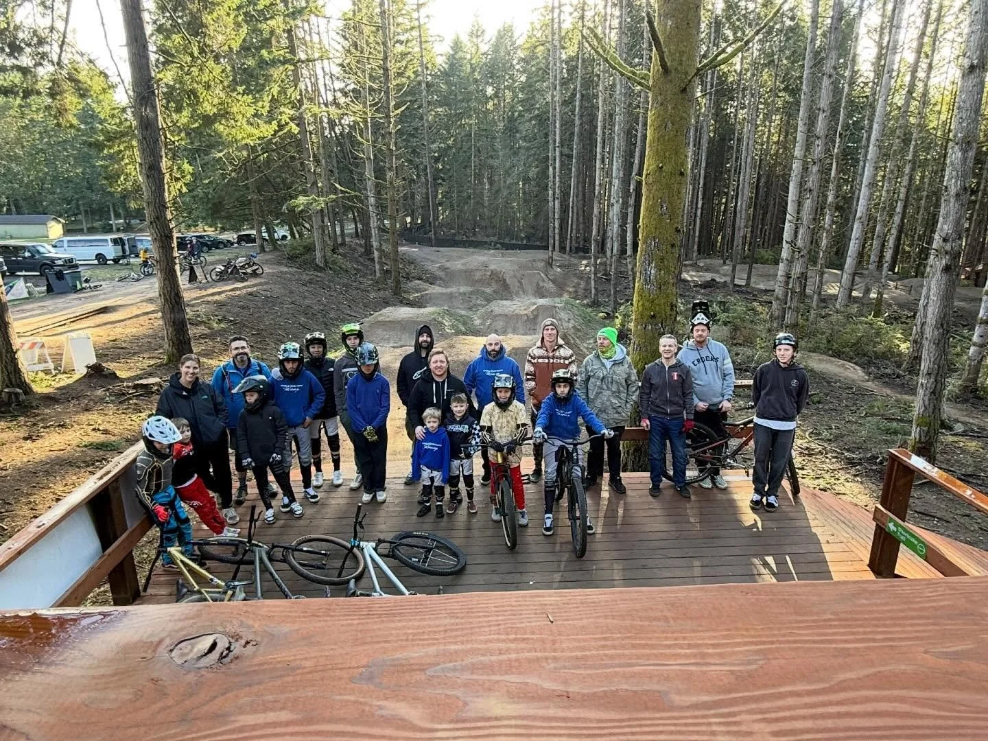 Pedal to the Mental&trade;️ Group ride at Strawberry Hill bike park. 
Thanks to our sponsors!
WWW.CYCLETHERAPYRACING.ORG

@cycletherapyracing
@boxbmx 
@colson_powder_coating
@cycletherapybikeshop
@E6racingcomponents
@flyracing.bike
@imagecraft
@twitc