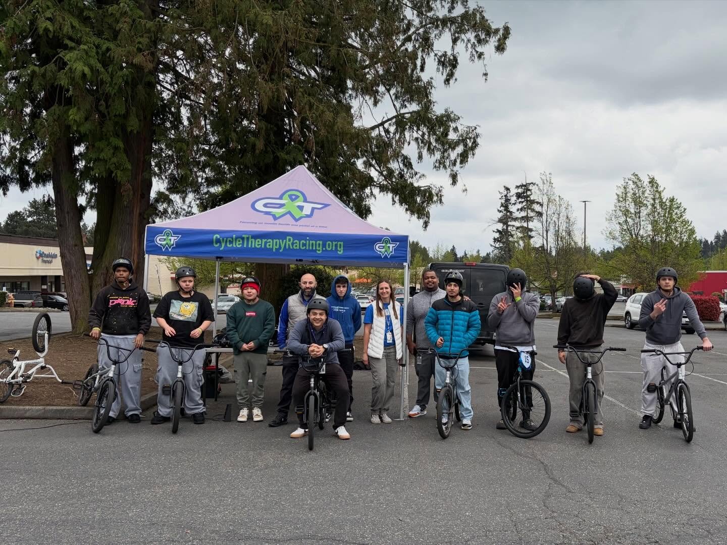 Here&rsquo;s some pictures of our most recent project helping more kids get on bikes. We teamed up with the iGrad alternative High School to bring @dkbicycles bikes, @triple8nyc helmets, and @prostartbmxgates bmx gates to introduce bmx racing to the 
