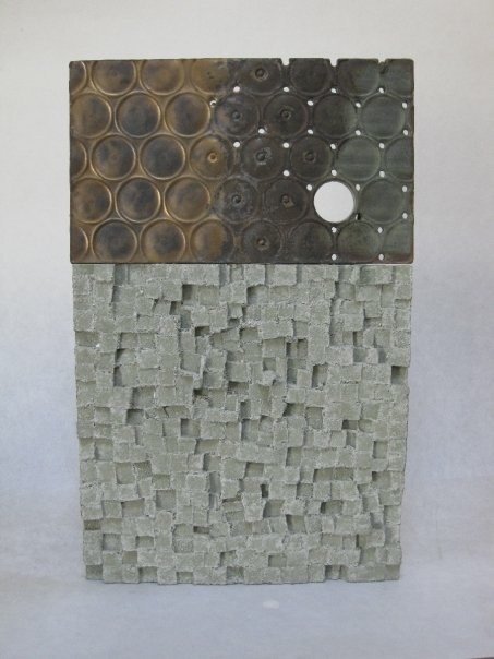 Ceramic tile with Concrete slab, 2009.JPG