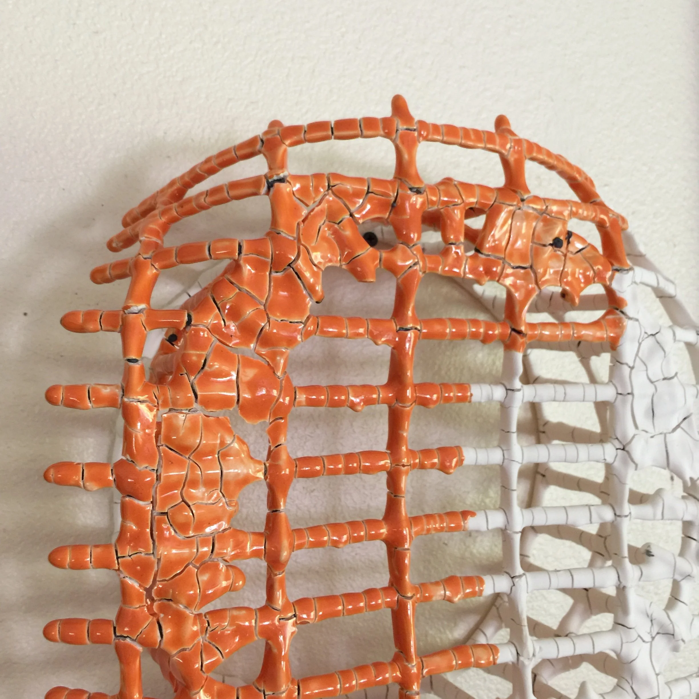 Wire dipped orange construction(2), 2018.JPG