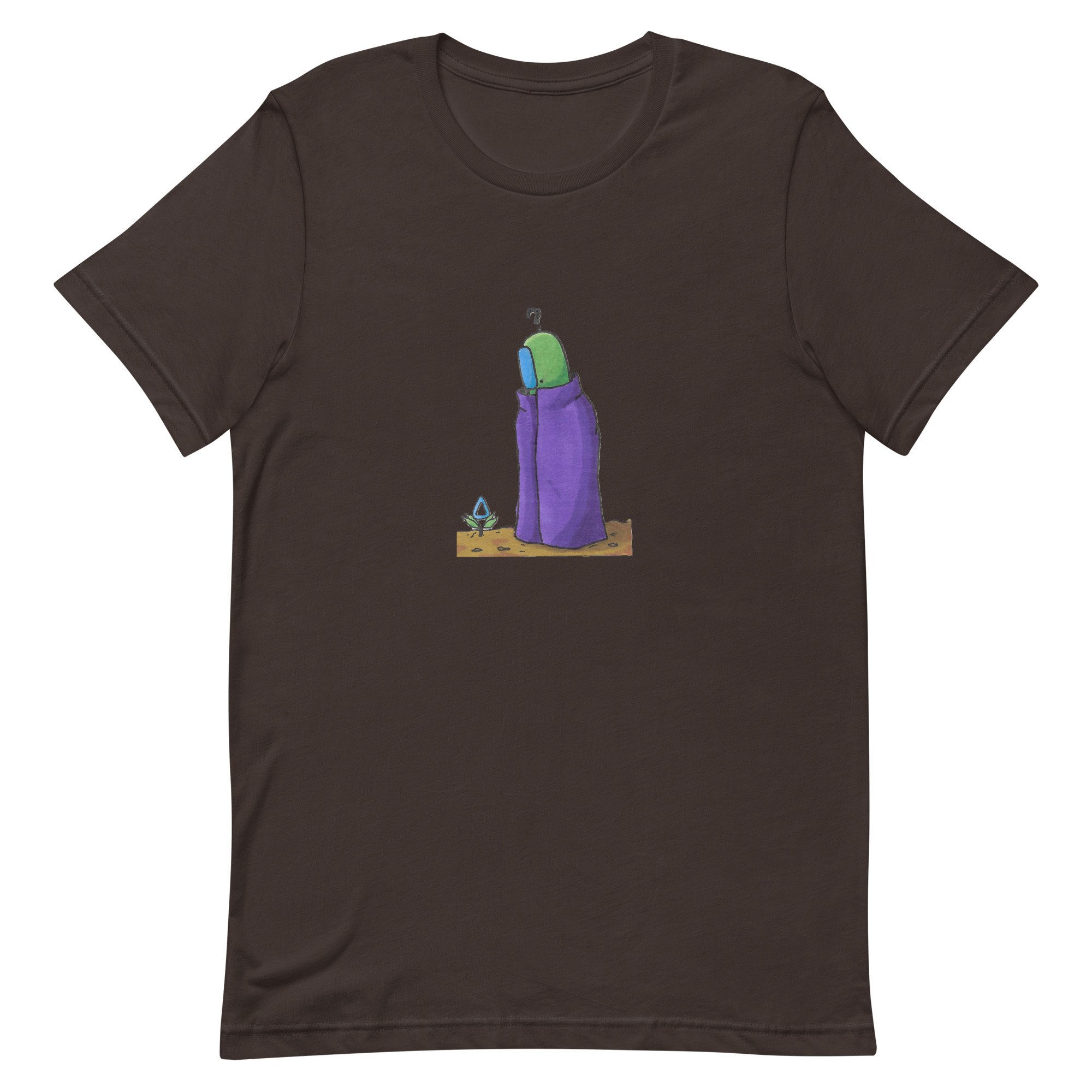unisex-staple-t-shirt-brown-front-6476b59f046f0.jpg
