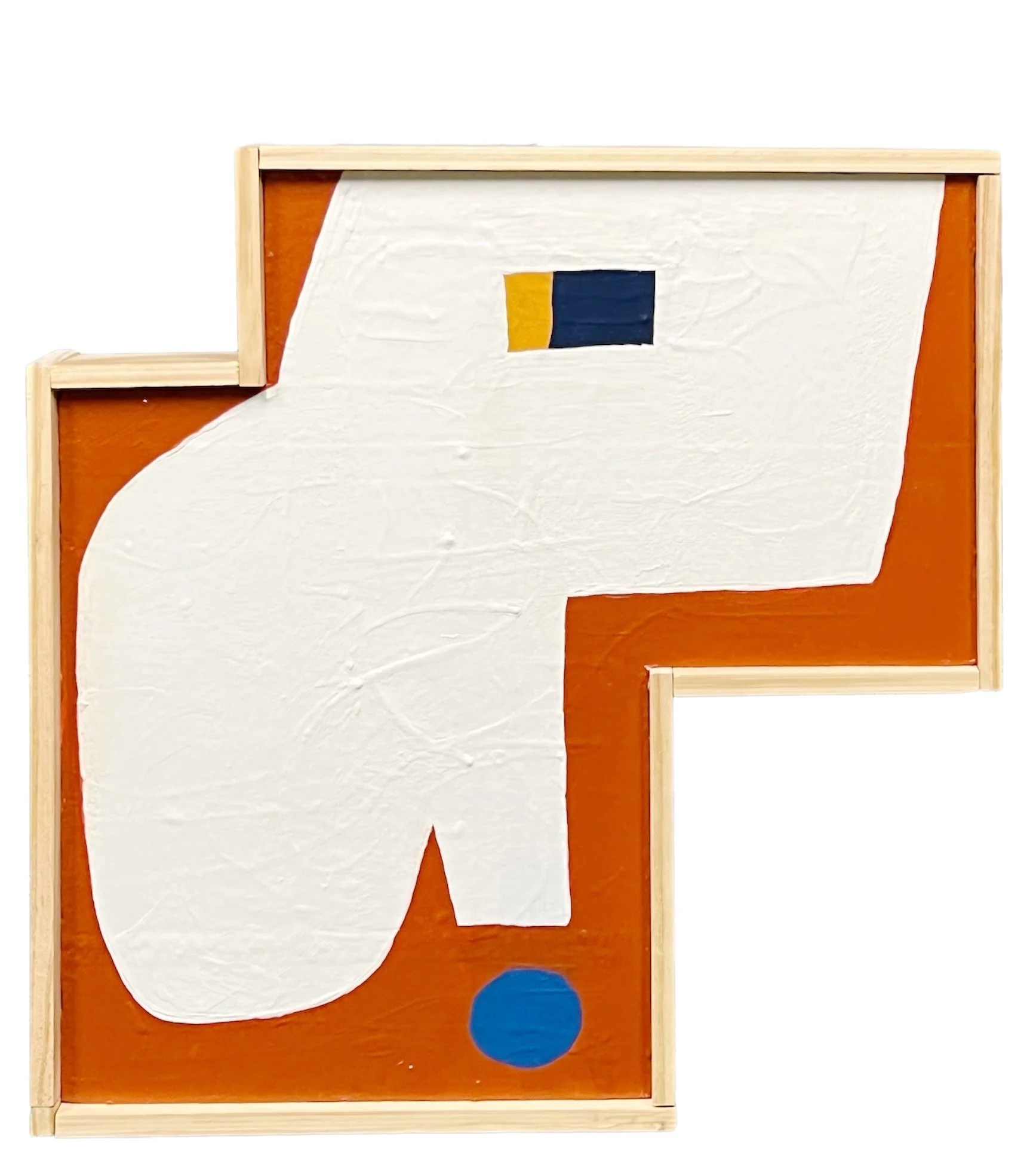 Untitled #11 | acrylic & house paint on wood | 22" x 21.5"