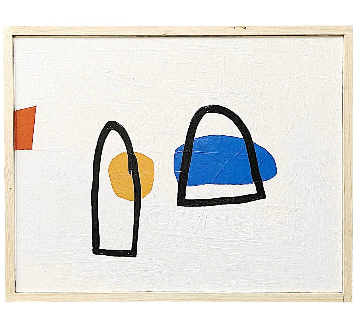 Untitled #9 | acrylic & house paint on canvas | 31” x 25” | Sold