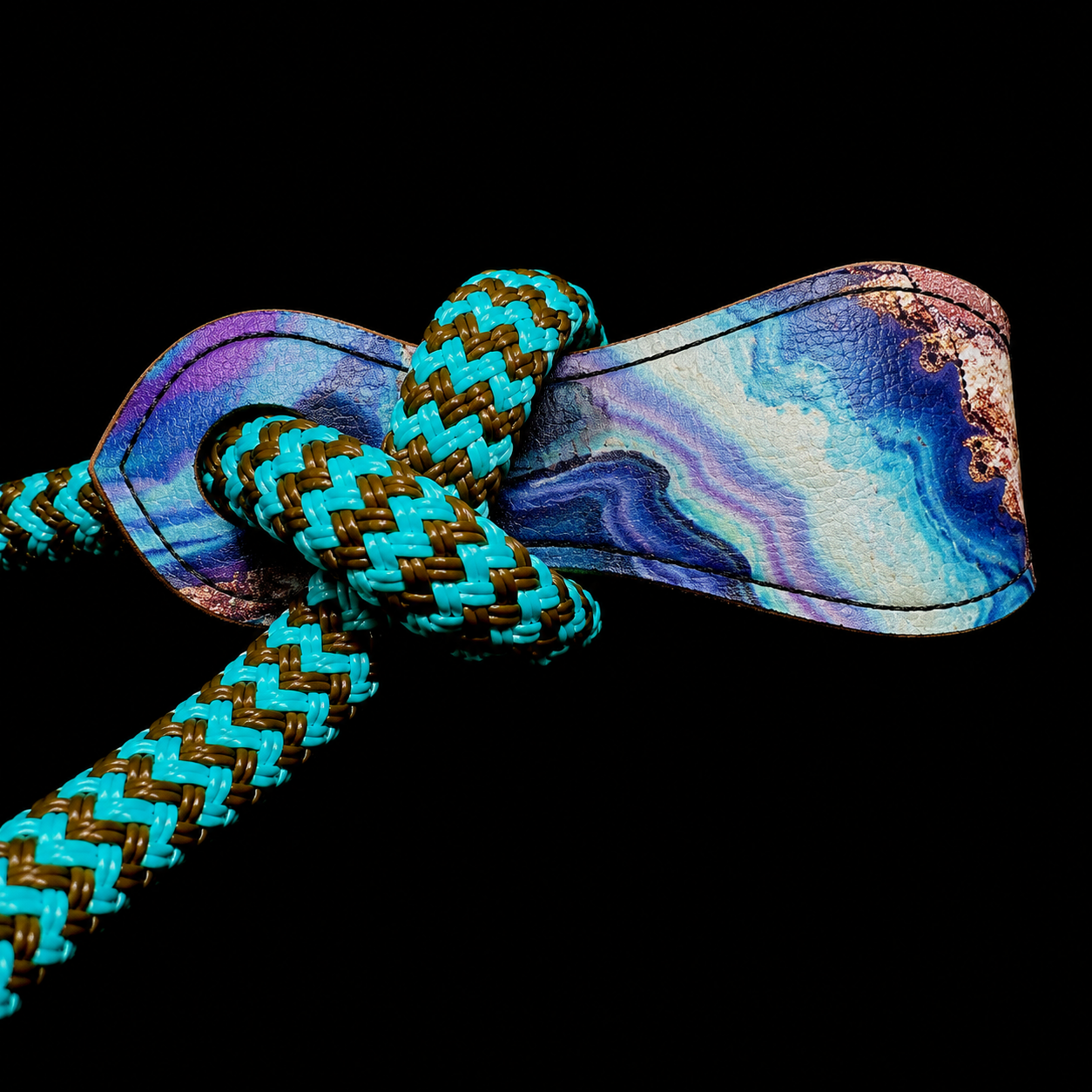 Blue Agate Slobber Strap