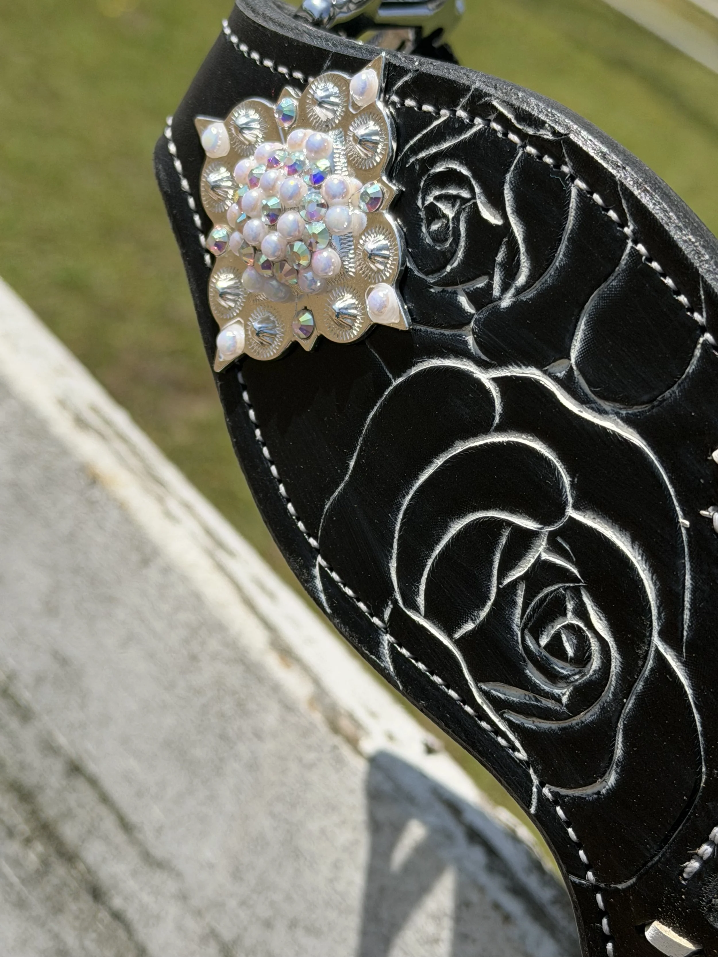 Midnight Rose Bronc Halter