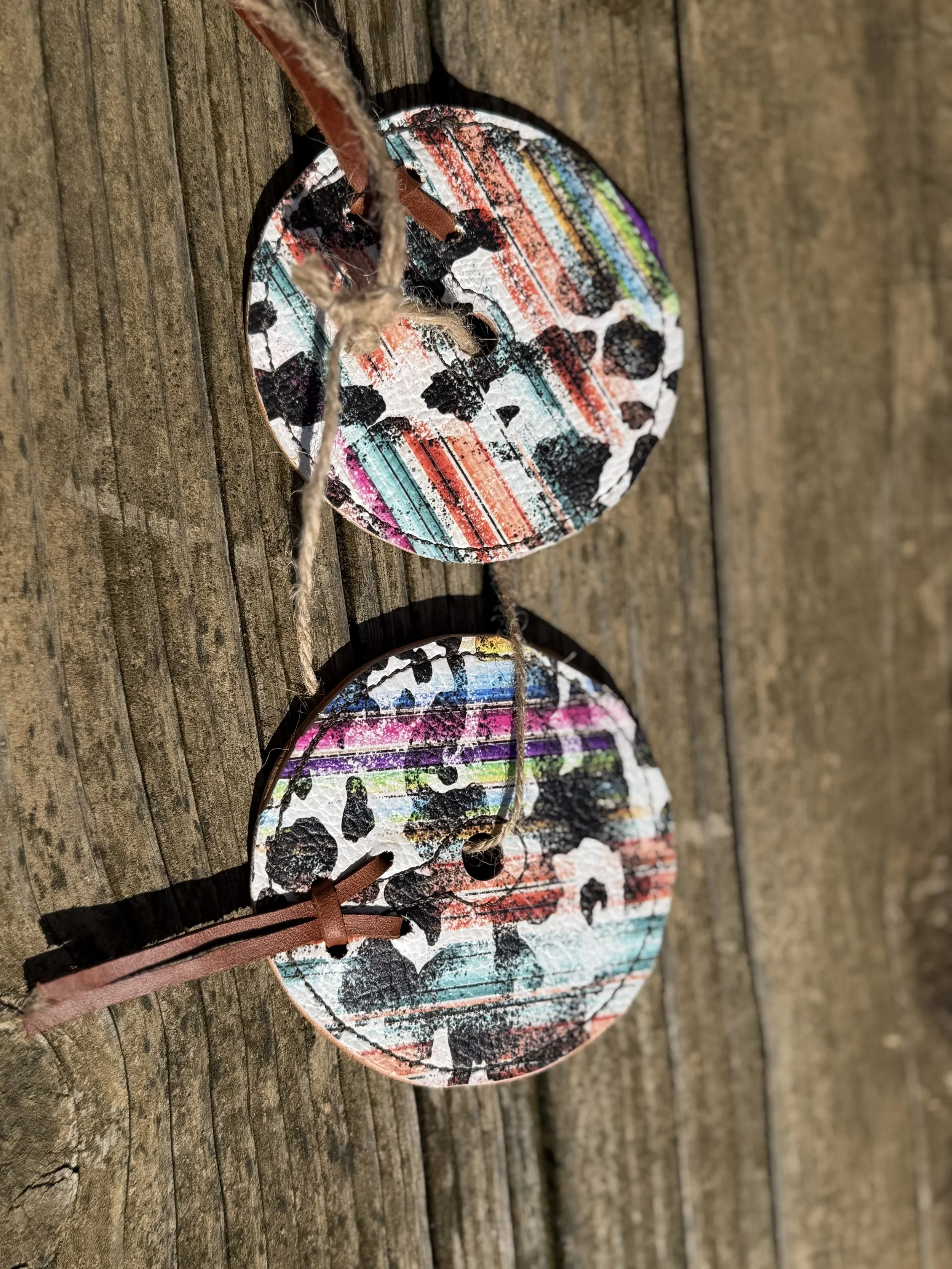 Wildside Serape Cowprint Bit Guards