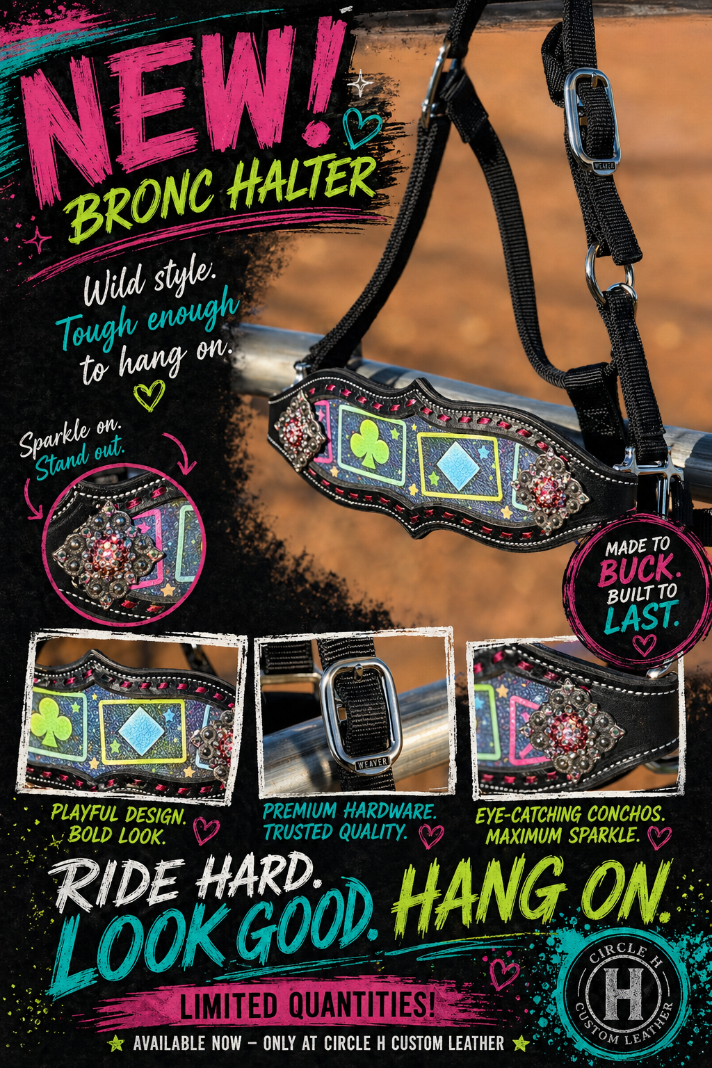 Lucky Nights Bronc Halter