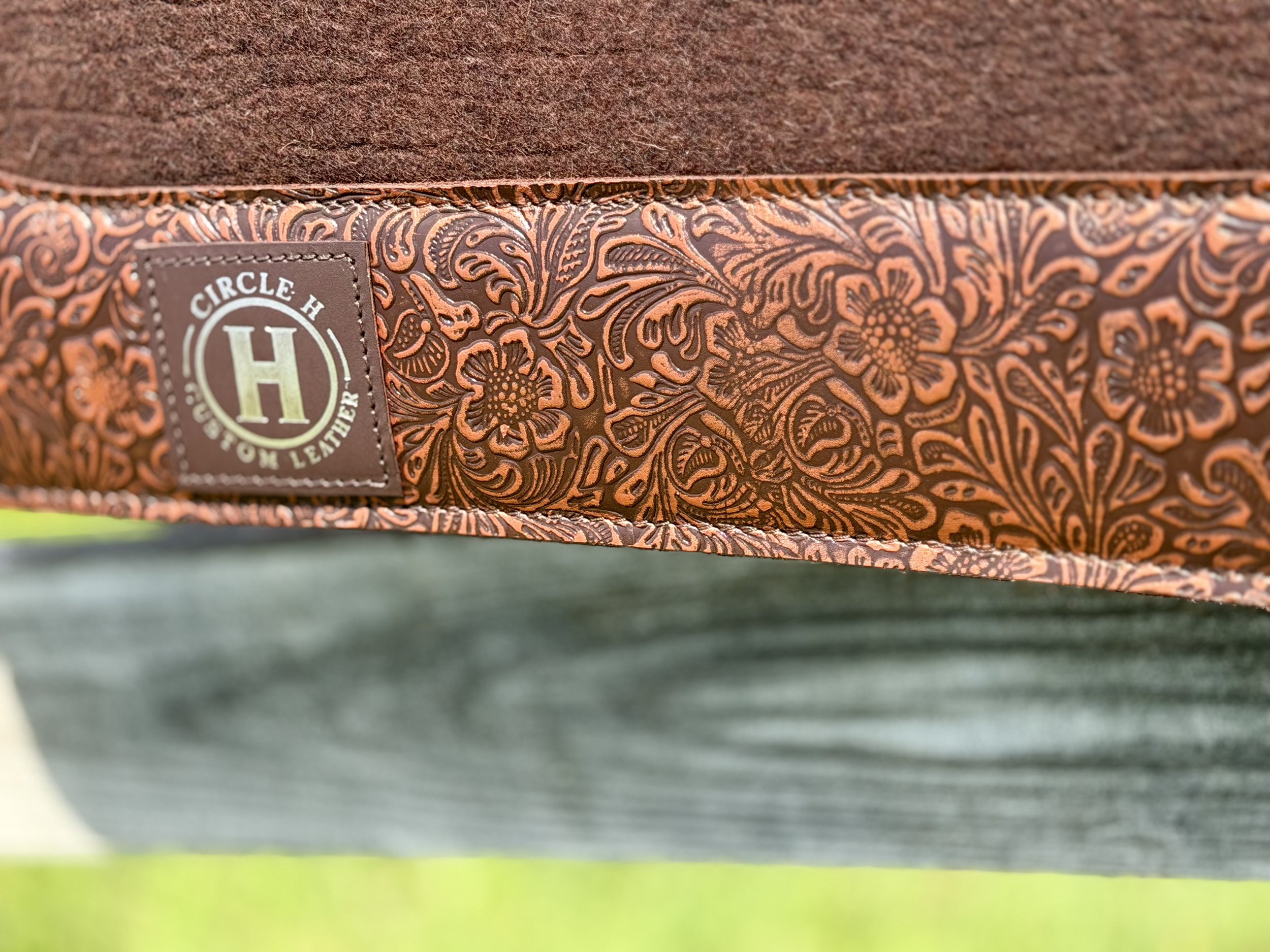 Circle H Hell-Bent Saddle Pad – Copper Bloom